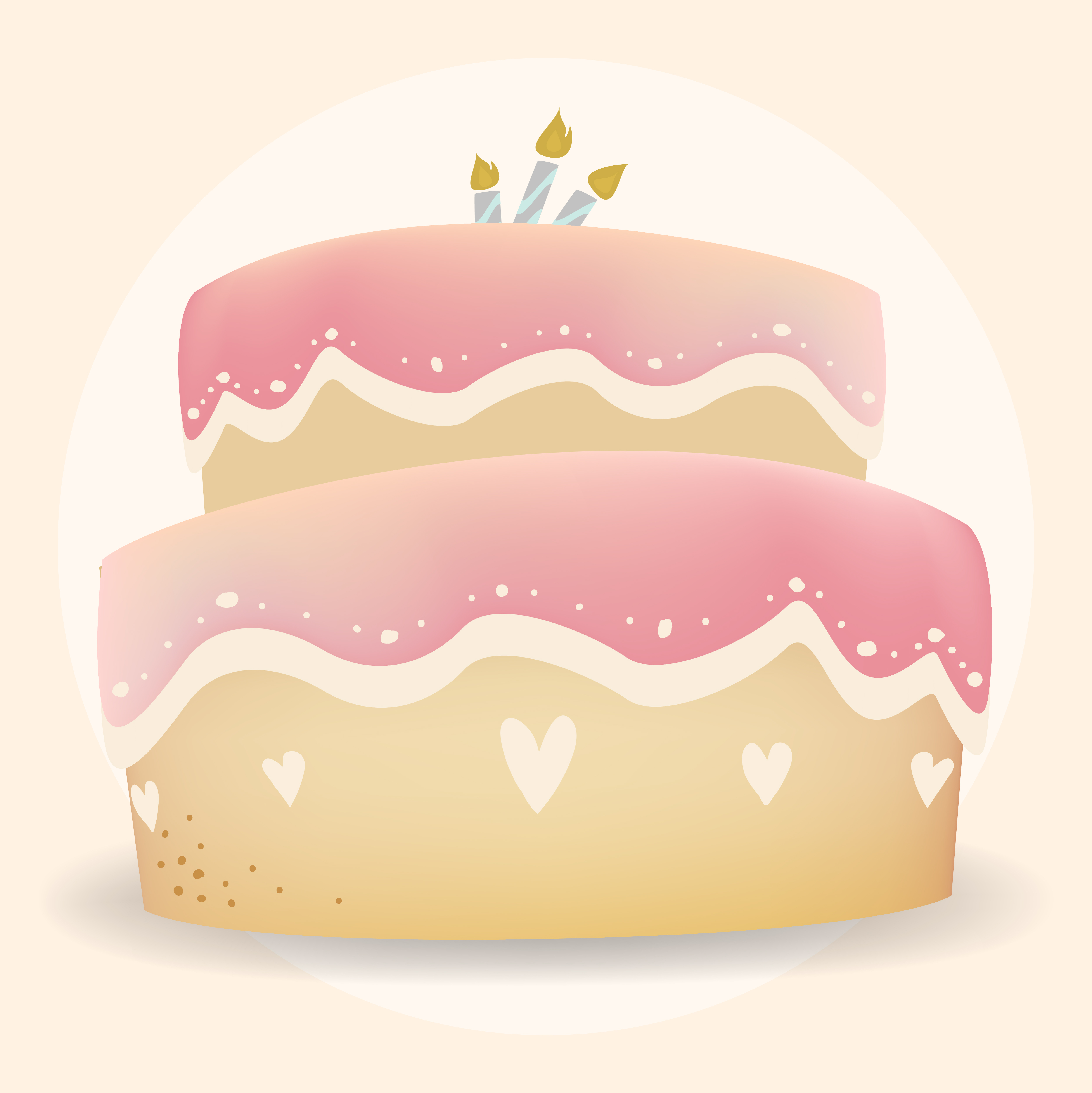 生日蛋糕设计图__卡通设计_广告设计_设计图库_昵图网nipic.com
