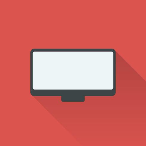 Illustration of computer screen isolated - Download Free Vectors