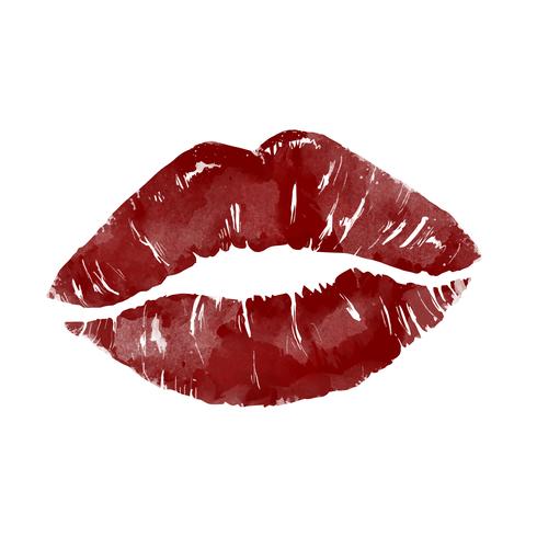 Pinup style lip print - Download Free Vectors, Clipart Graphics