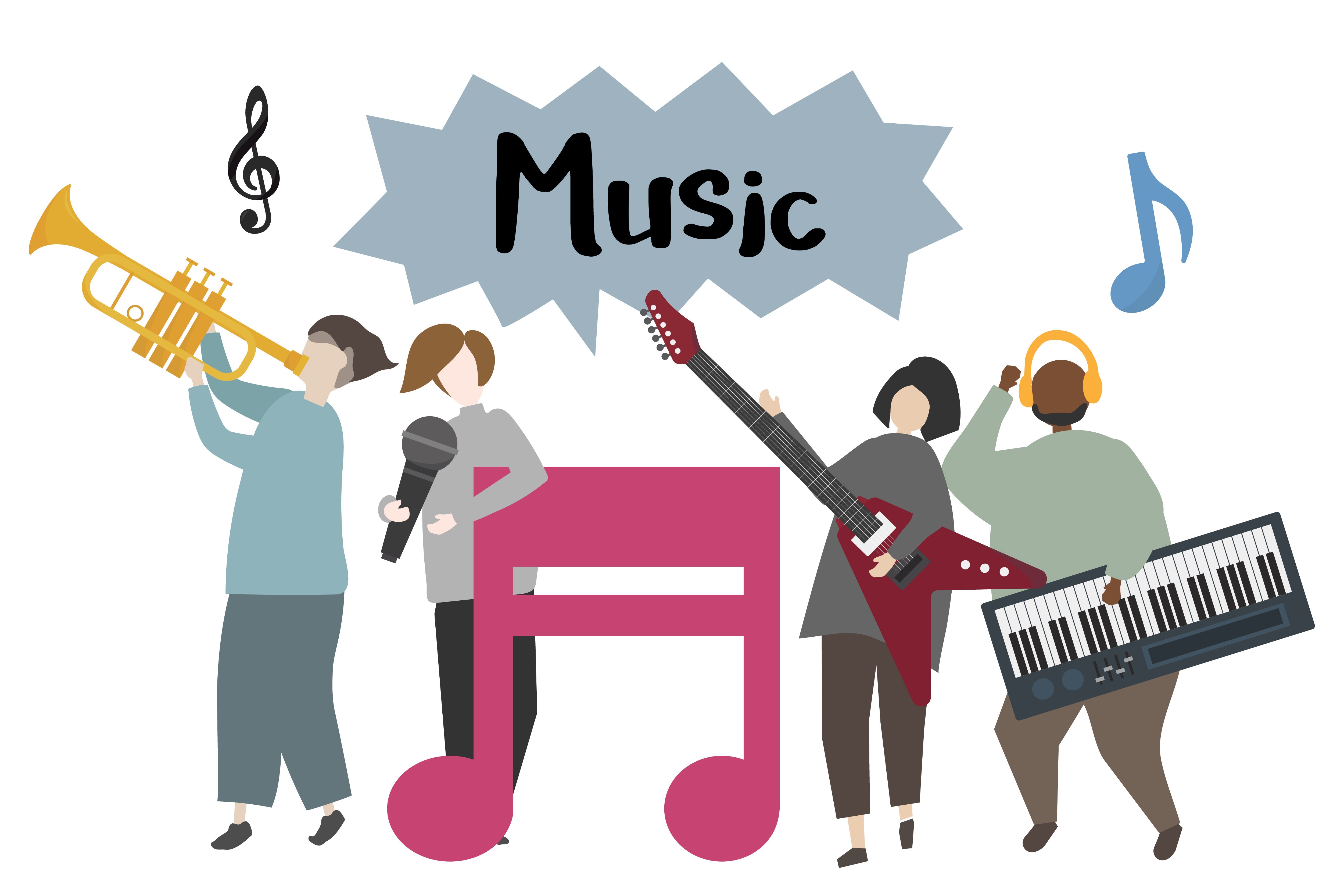free download music illustrations