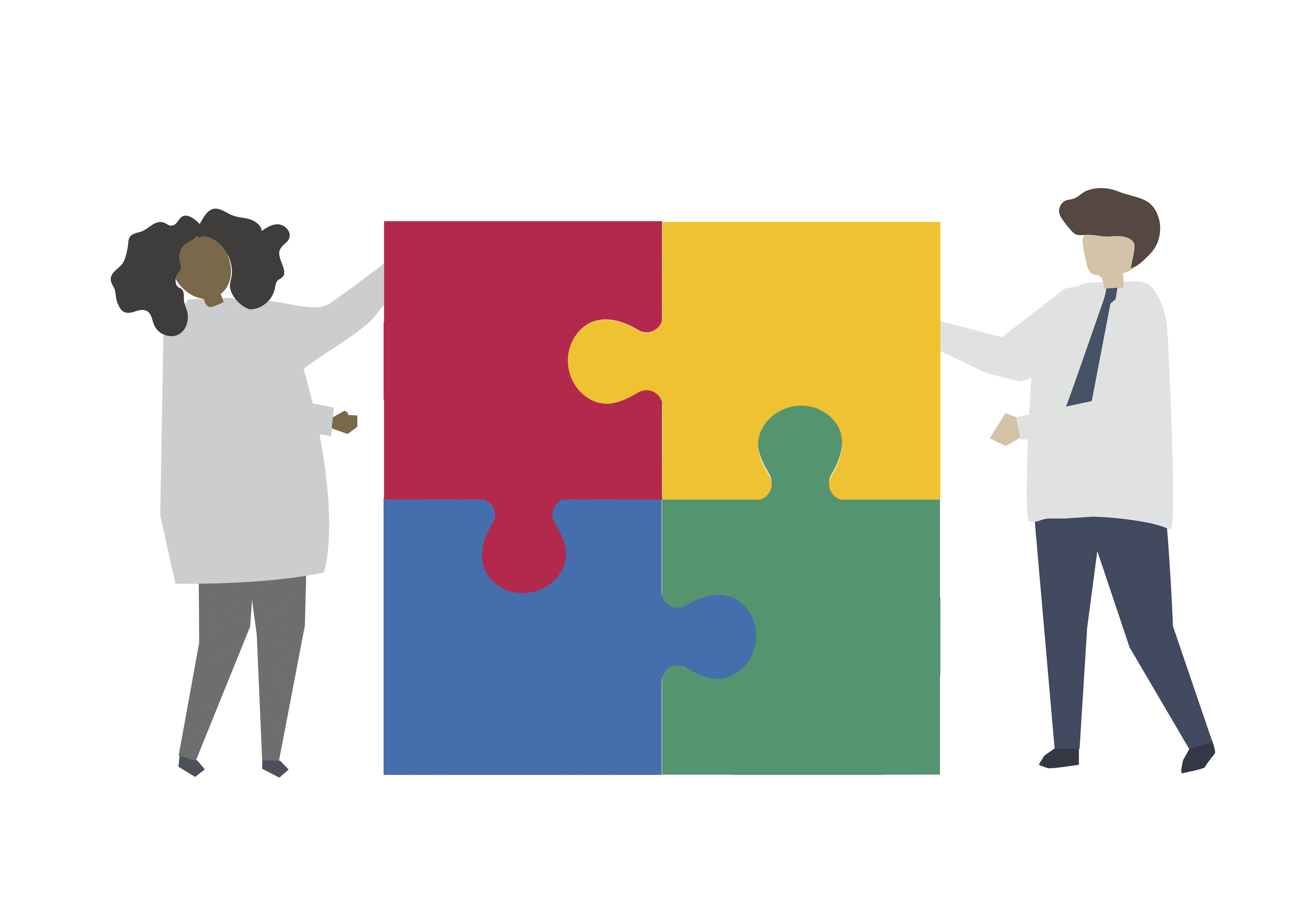 Teamwork Puzzle Pieces Clip Art