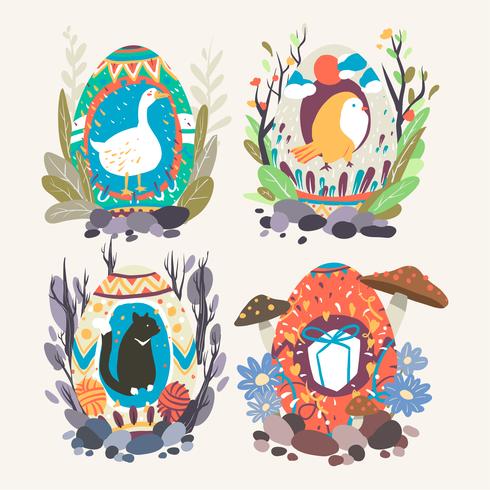 Easter egg designs collection