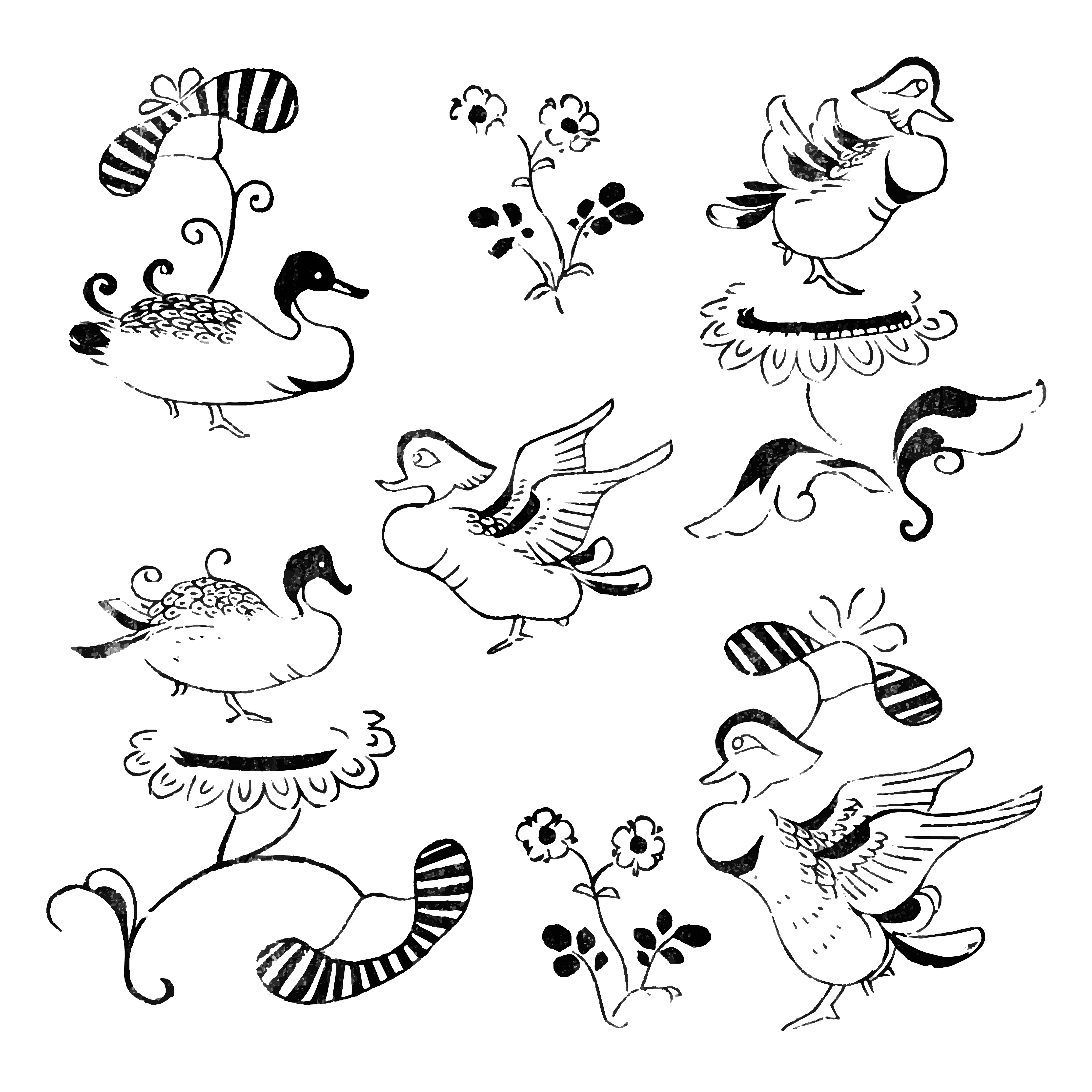 Vintage Illustration of Japanese ornament Download Free Vectors