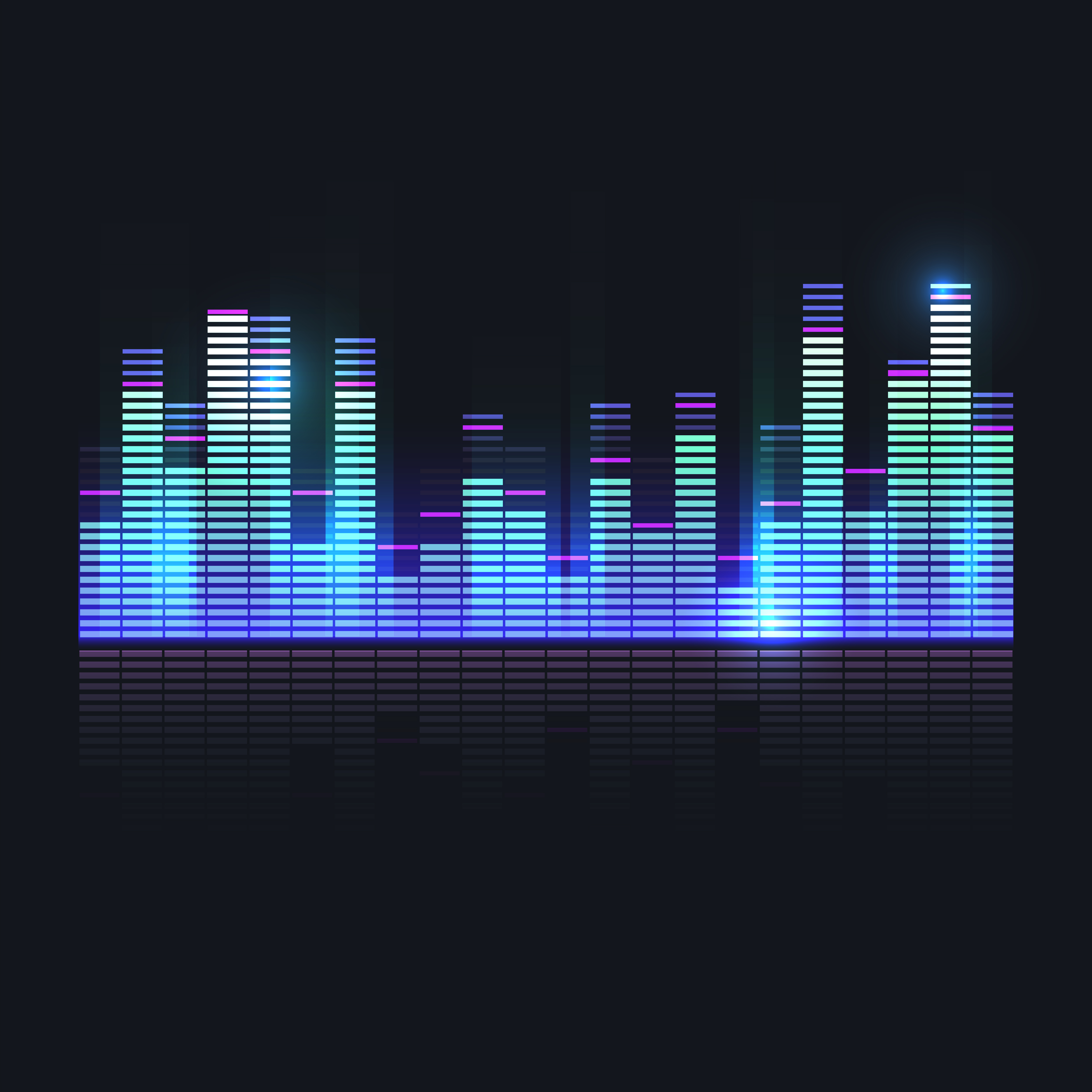 Colorful sound wave equalizer vector design - Download Free Vectors