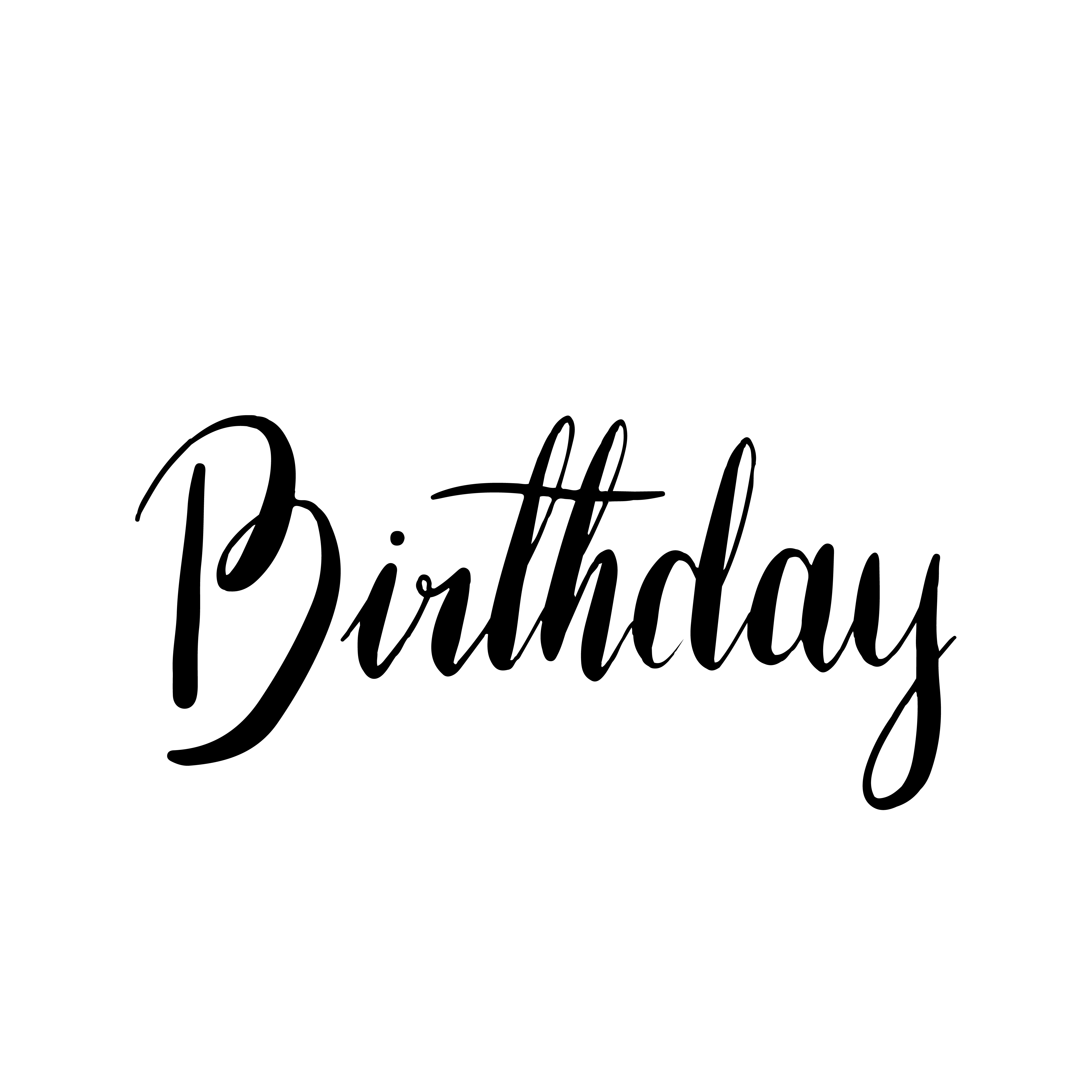 Happy Birthday typography style vector - Download Free Vectors, Clipart
