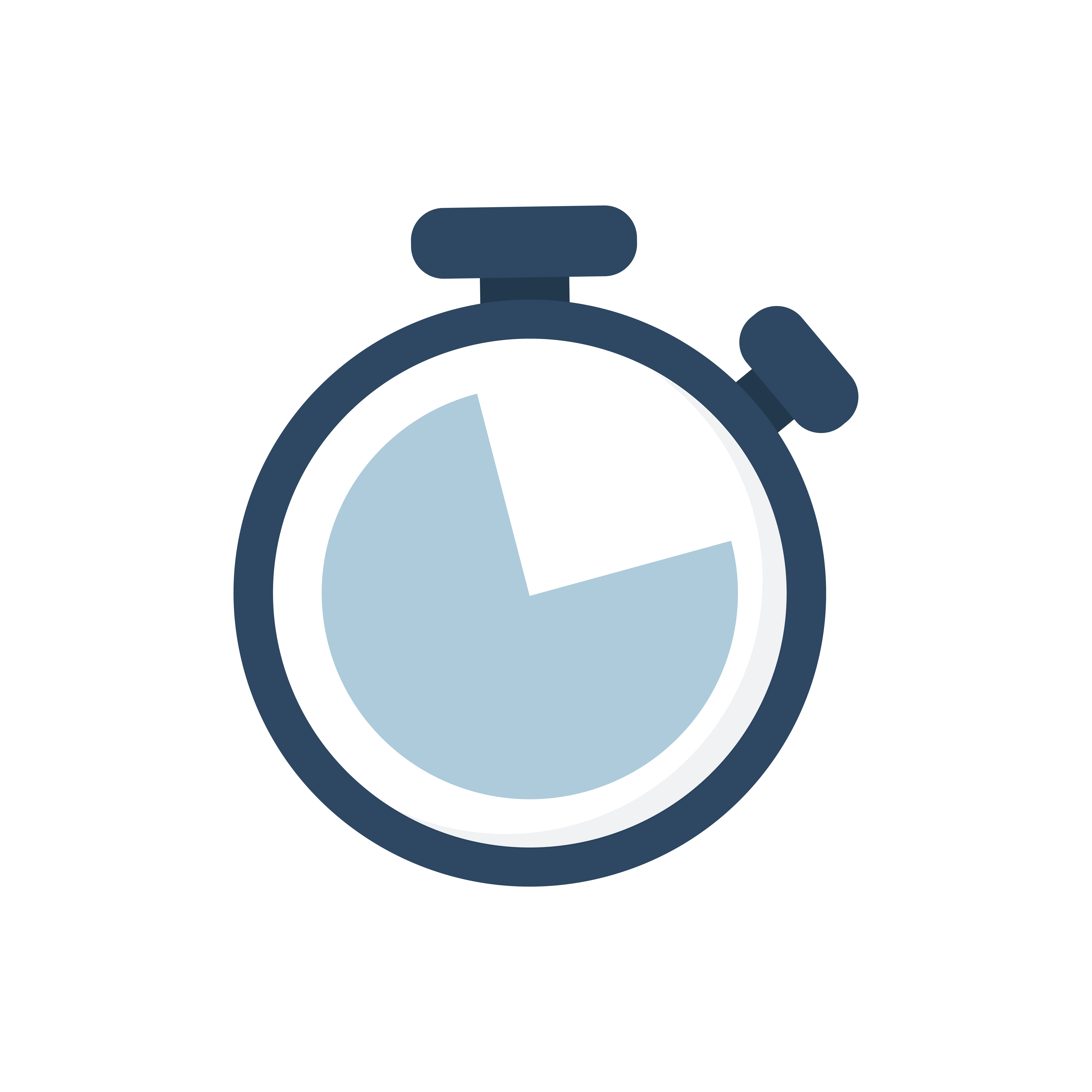 Blue stopwatch icon graphic illustration Download Free Vectors
