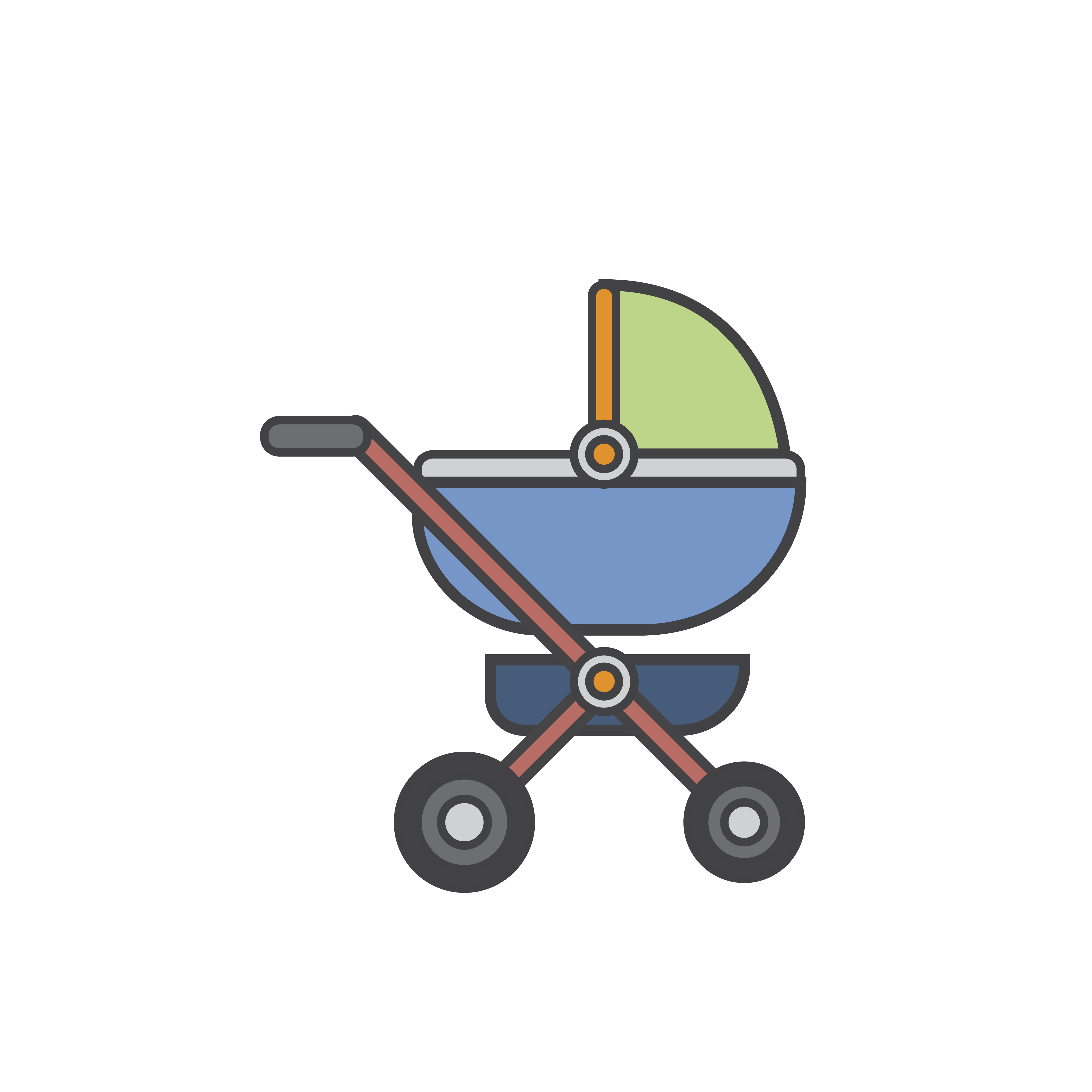 Download Baby stroller vector - Download Free Vectors, Clipart ...