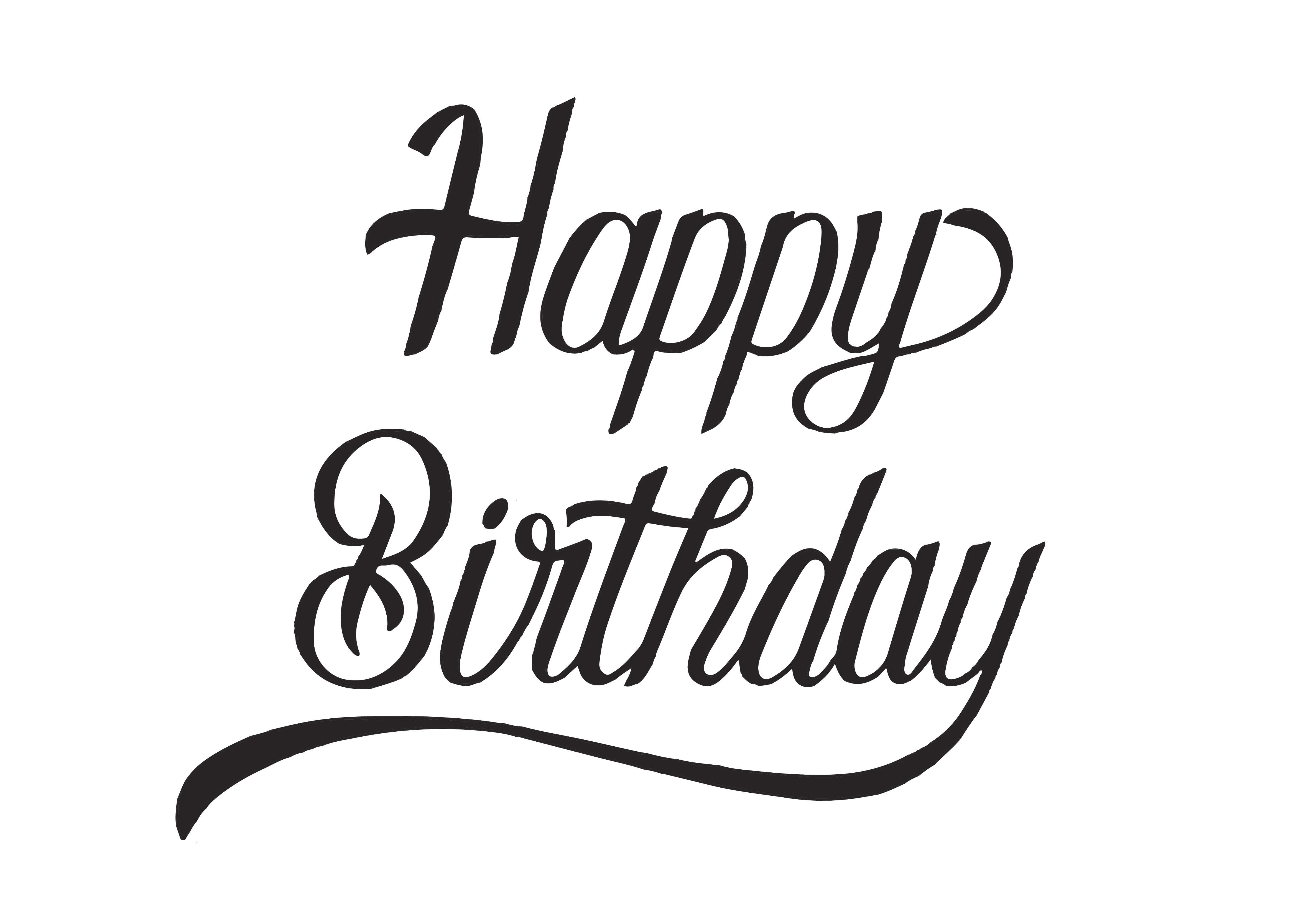 Happy Birthday Typography Design Illustration Download Free Vectors Happy Birthday Typography Design Illustration Download Free Vectors