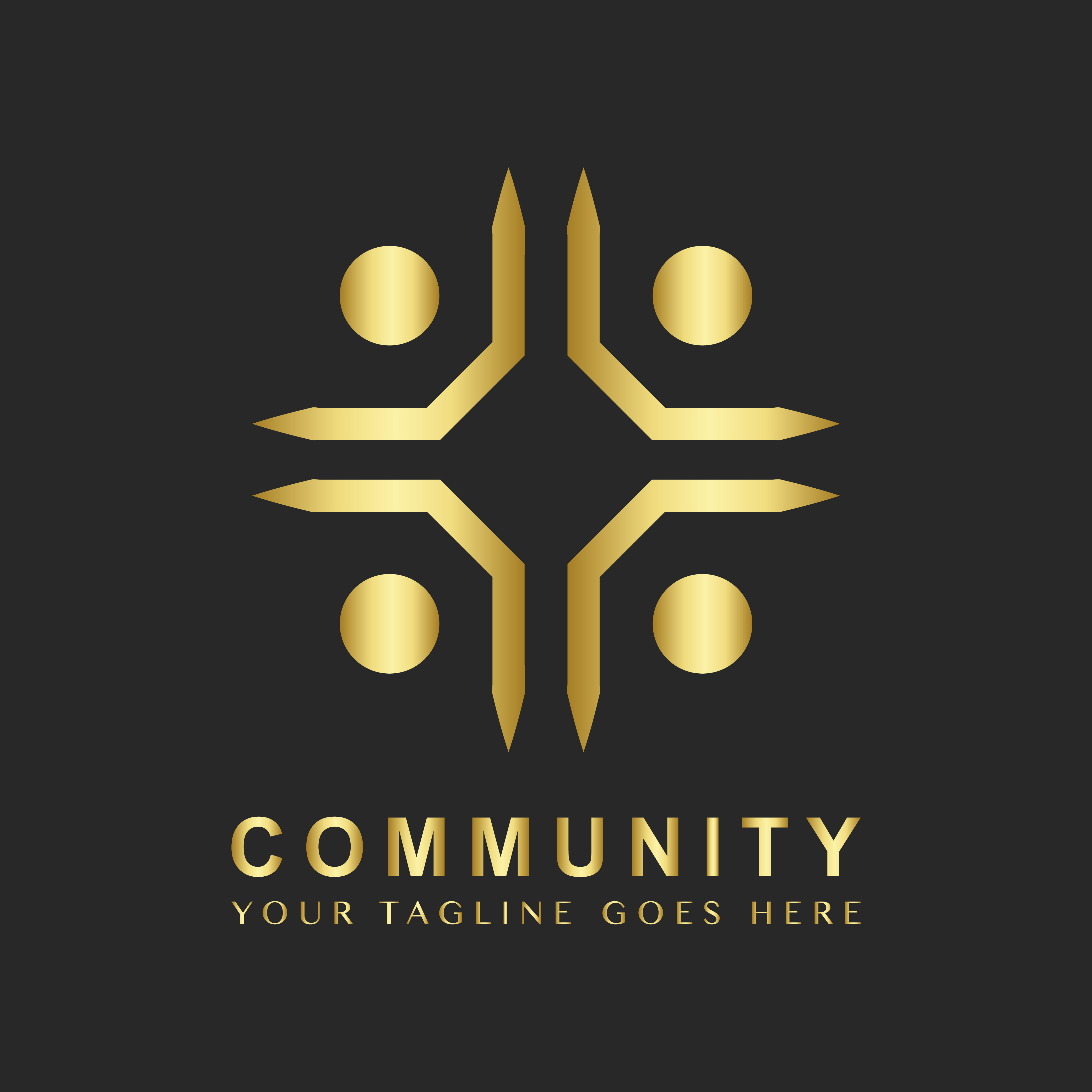  Community  branding logo  design sample Download Free 