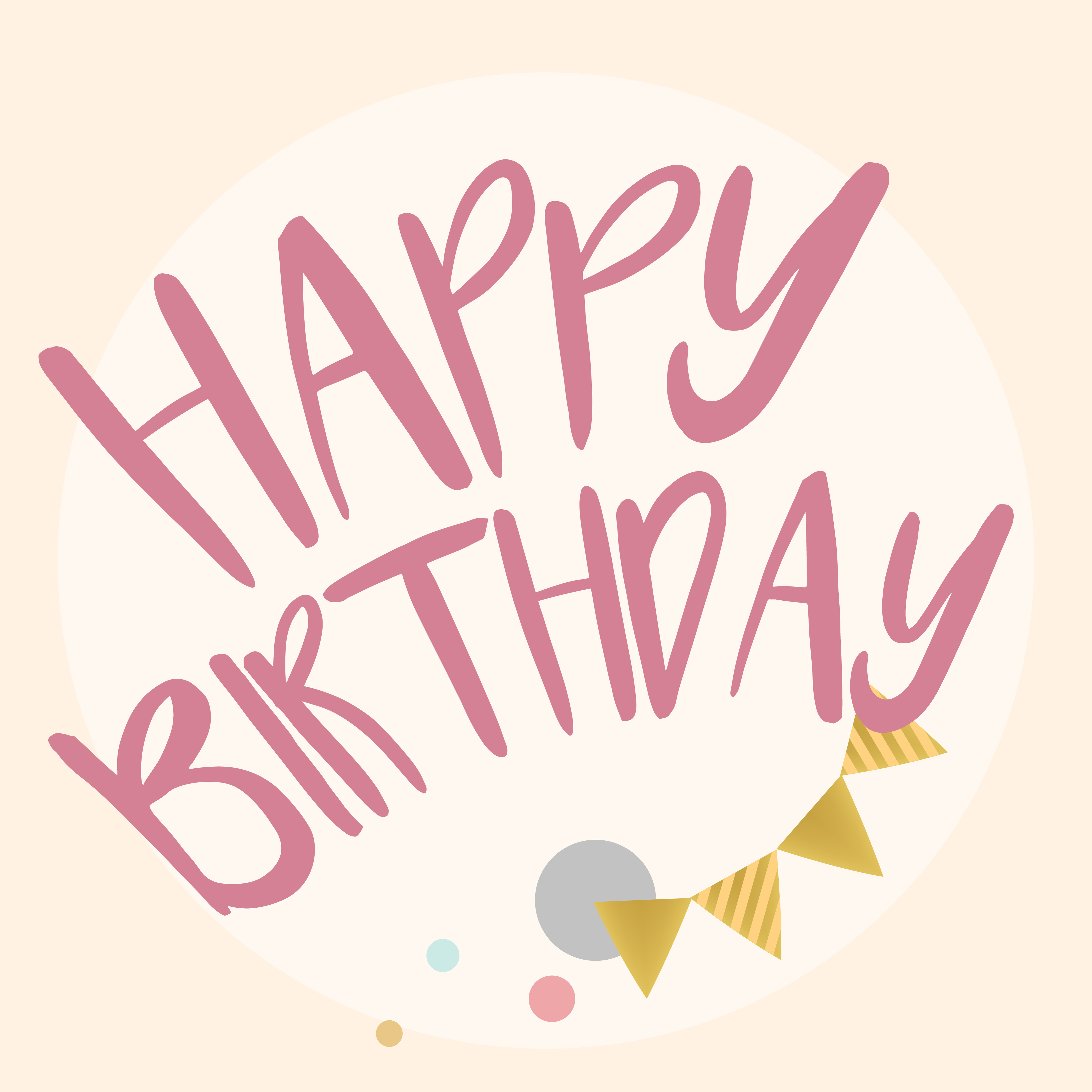 Download Happy birthday typography design vector - Download Free ...