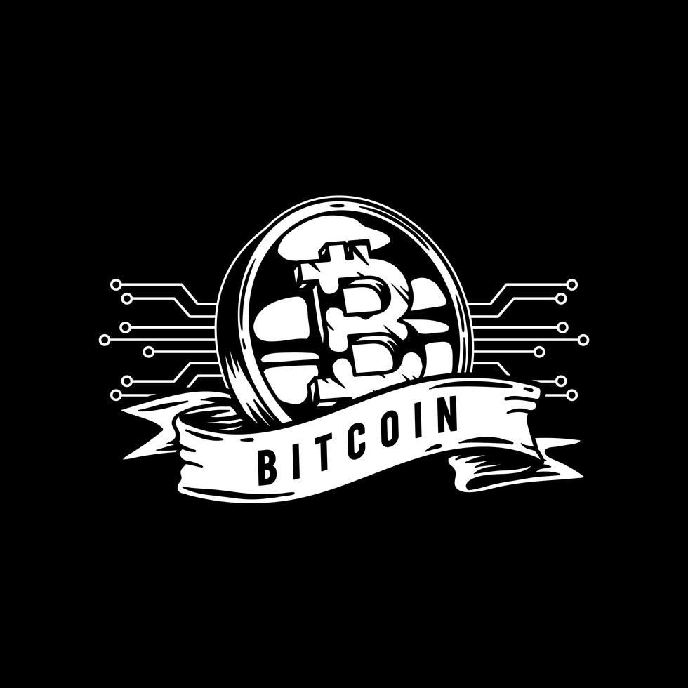 Hand drawn bitcoin icon illustration - Download Free Vectors, Clipart