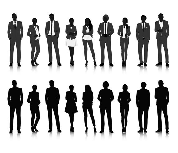 Illustration of business people