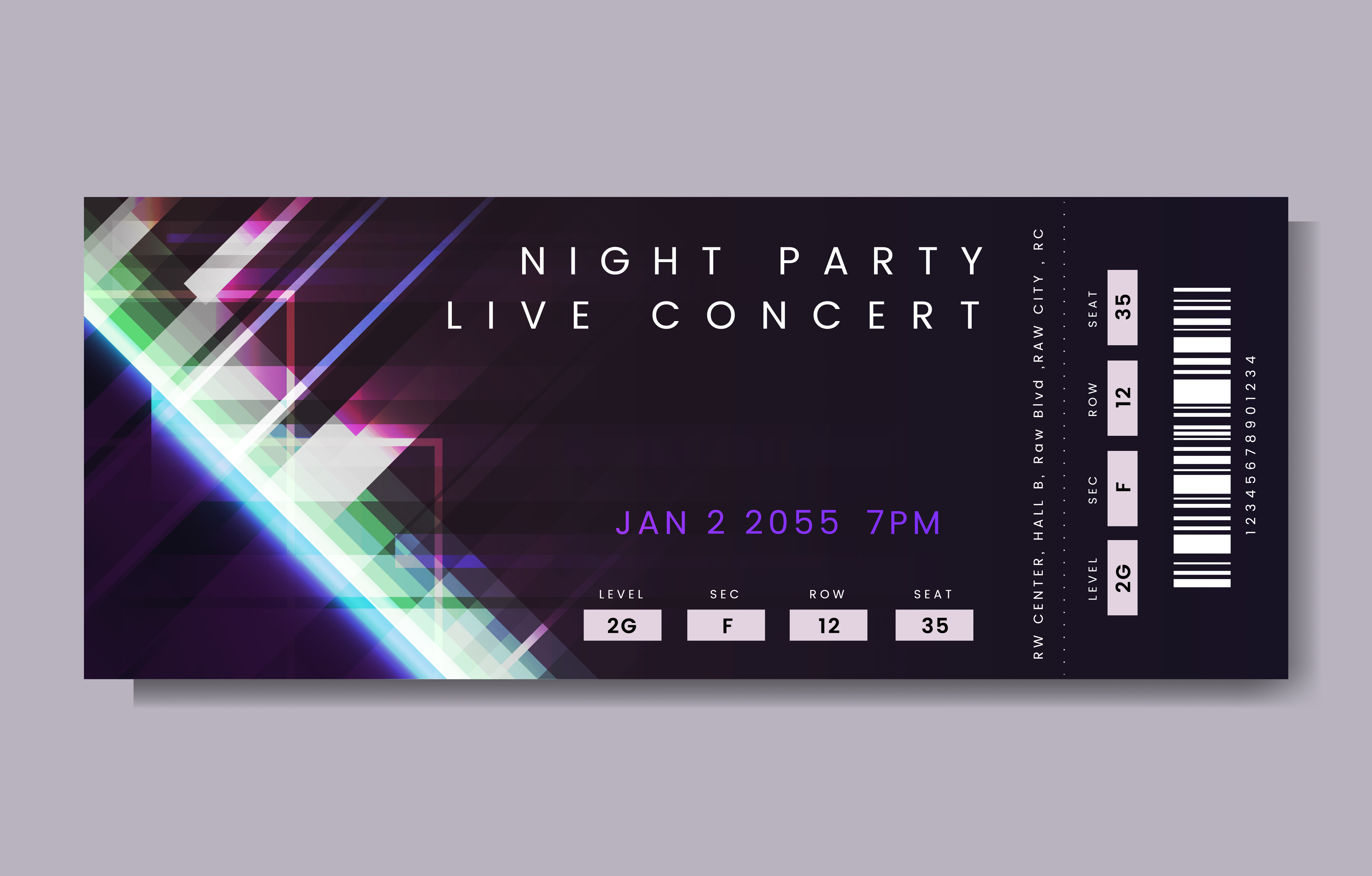 Live Concert Ticket Download Free Vectors Clipart Graphics Vector Art