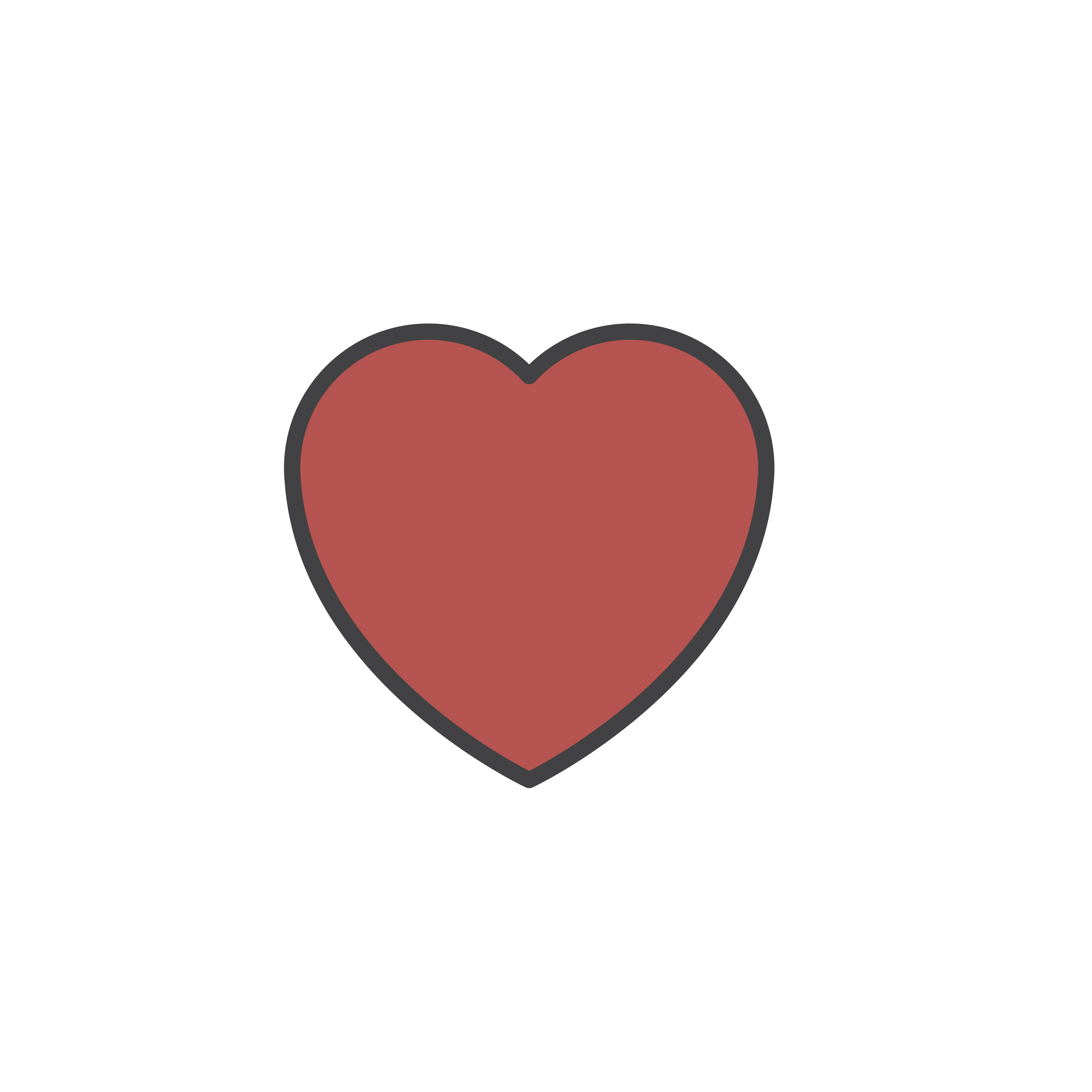 heart vector image free download