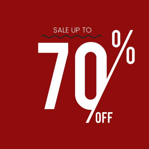 Sale up to 70 percent off promotion vector - Download Free Vectors ...