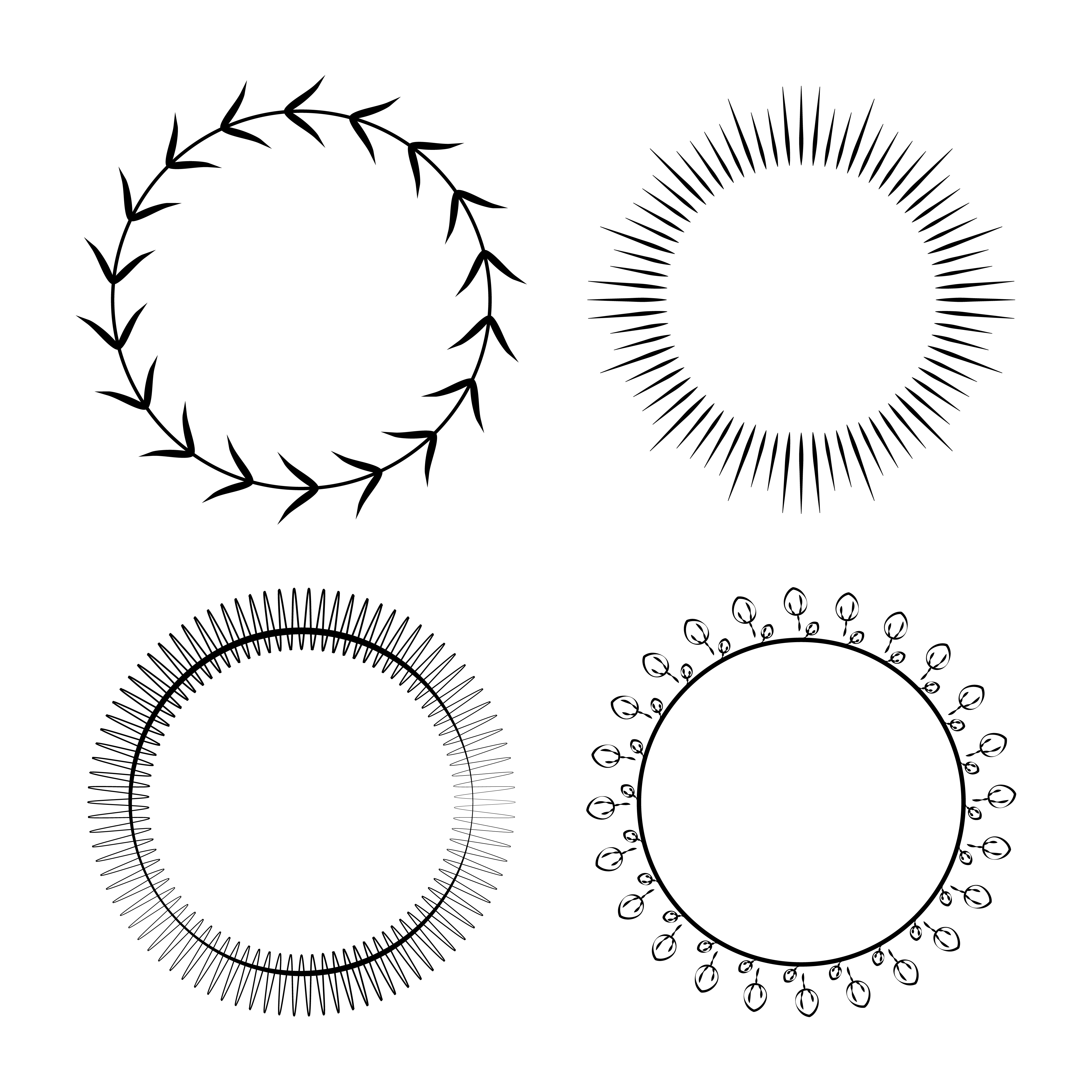 Download Collection of round ornament design vector - Download Free Vectors, Clipart Graphics & Vector Art