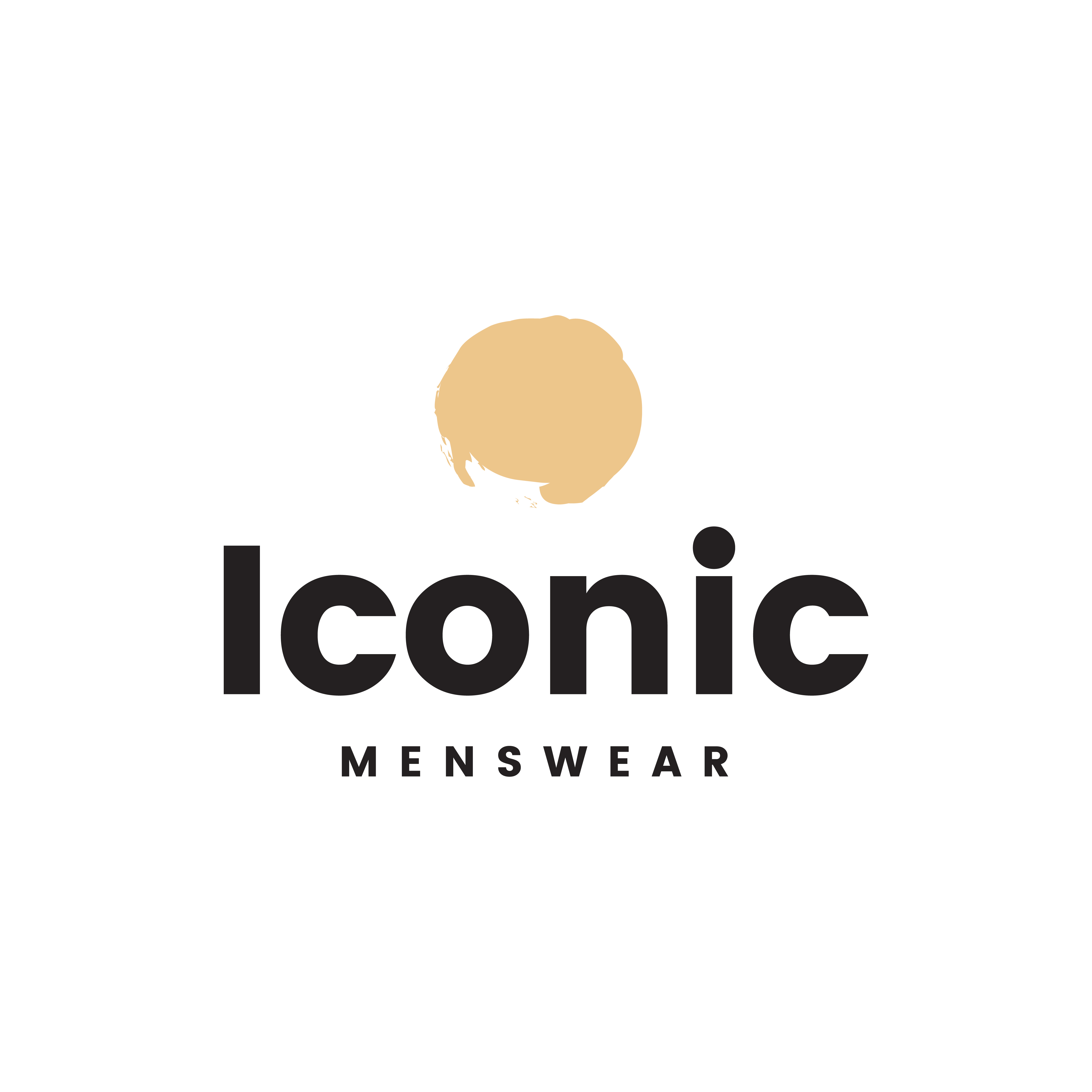 Iconic menswear logo design vector Download Free Vectors, Clipart