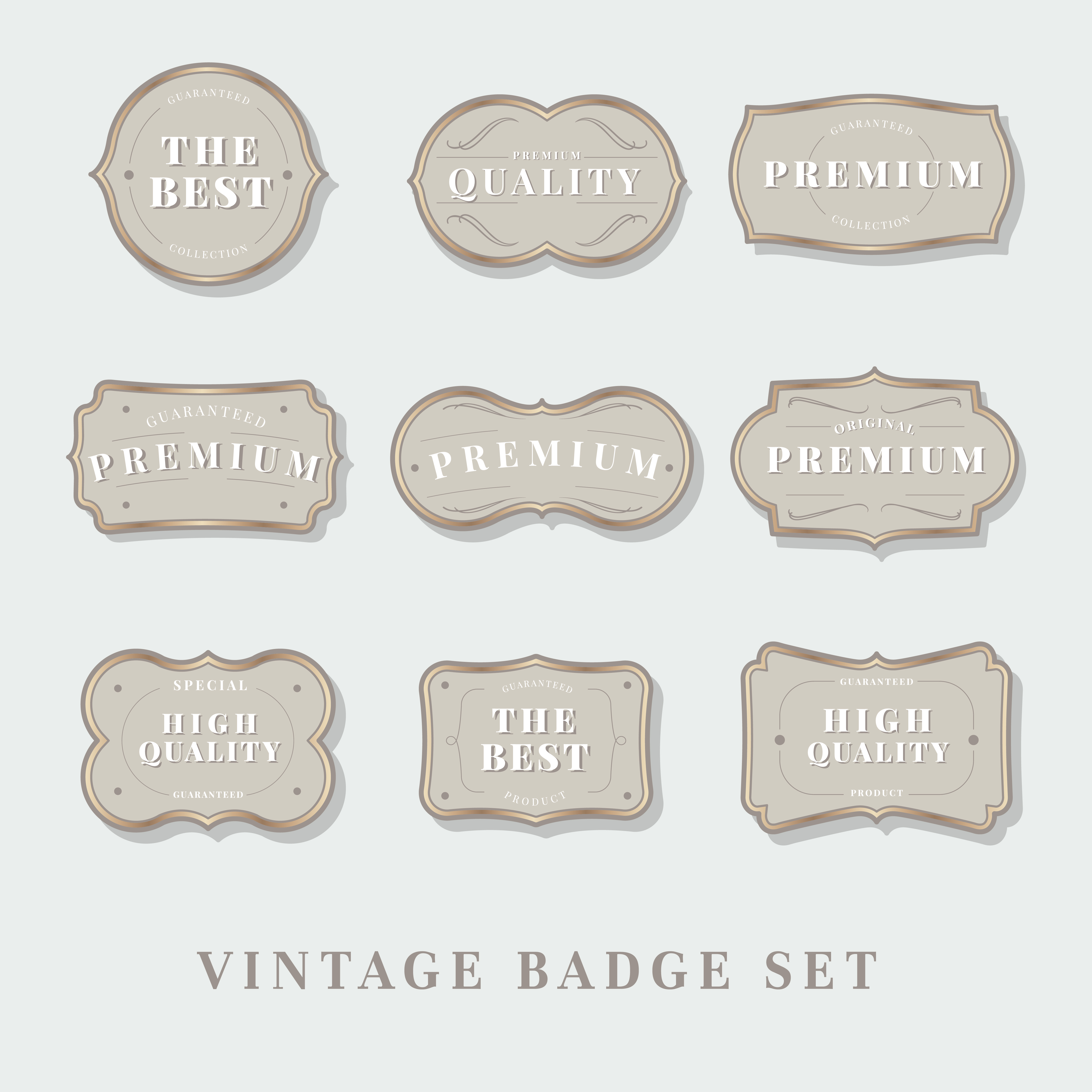 Vintage label collection Download Free Vectors, Clipart Graphics