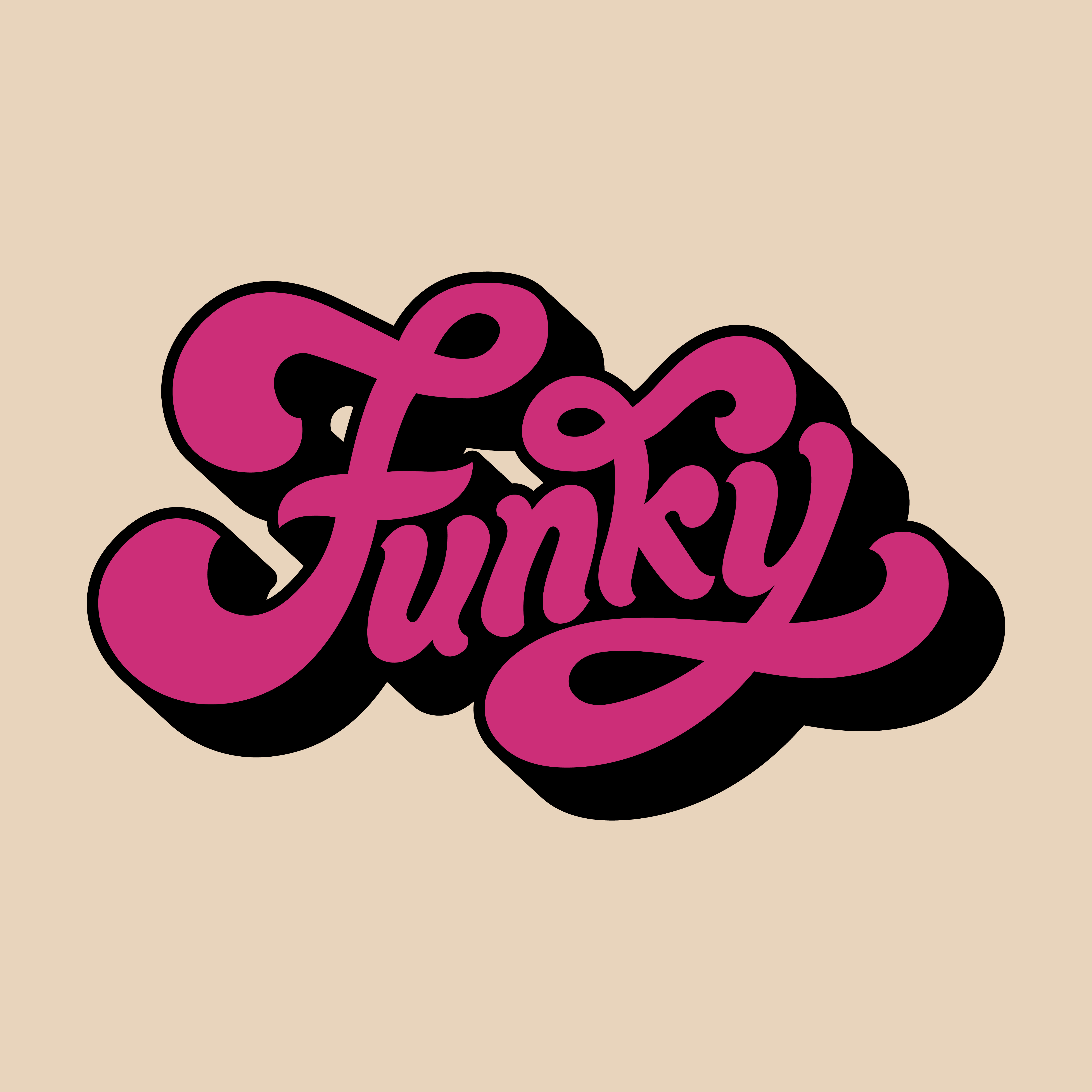 Funky word typography style illustration Download Free Vectors Clipart Graphics & Vector Art