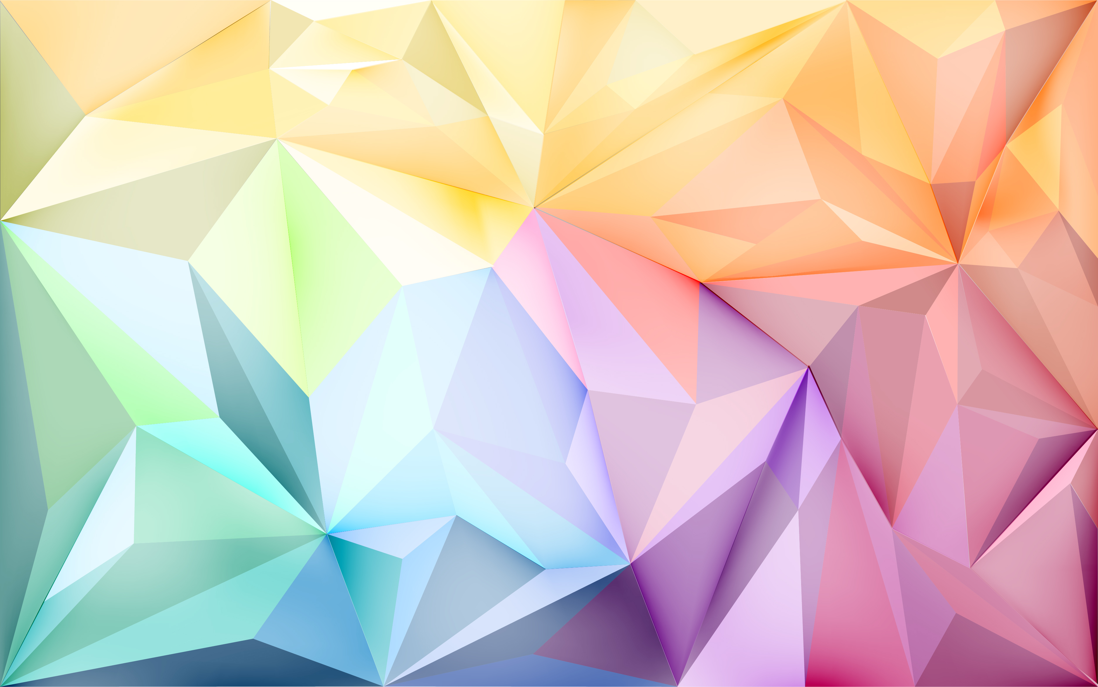  Background  wallpaper with polygons in gradient  colors 