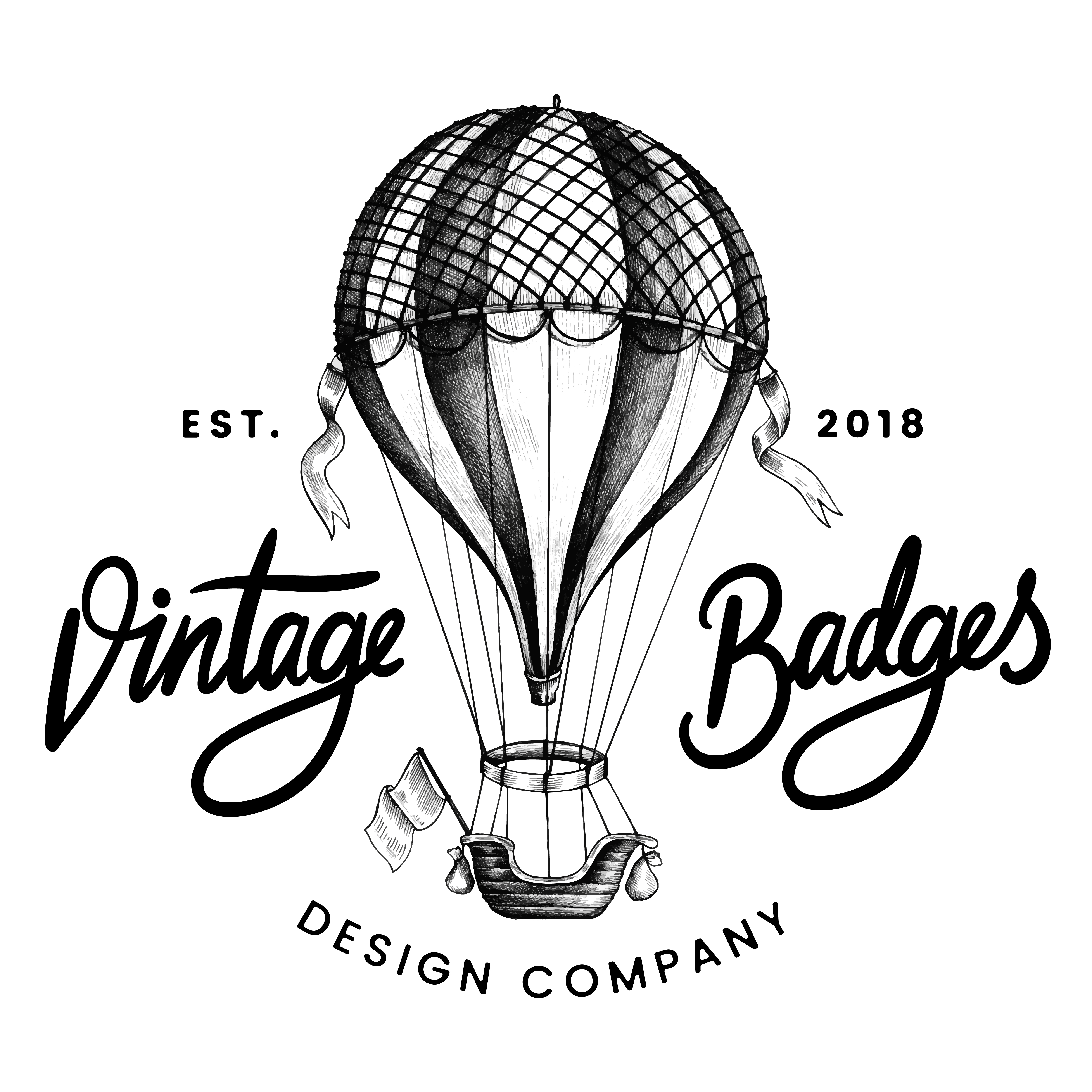 Download Vintage balloon logo design vector - Download Free Vectors ...