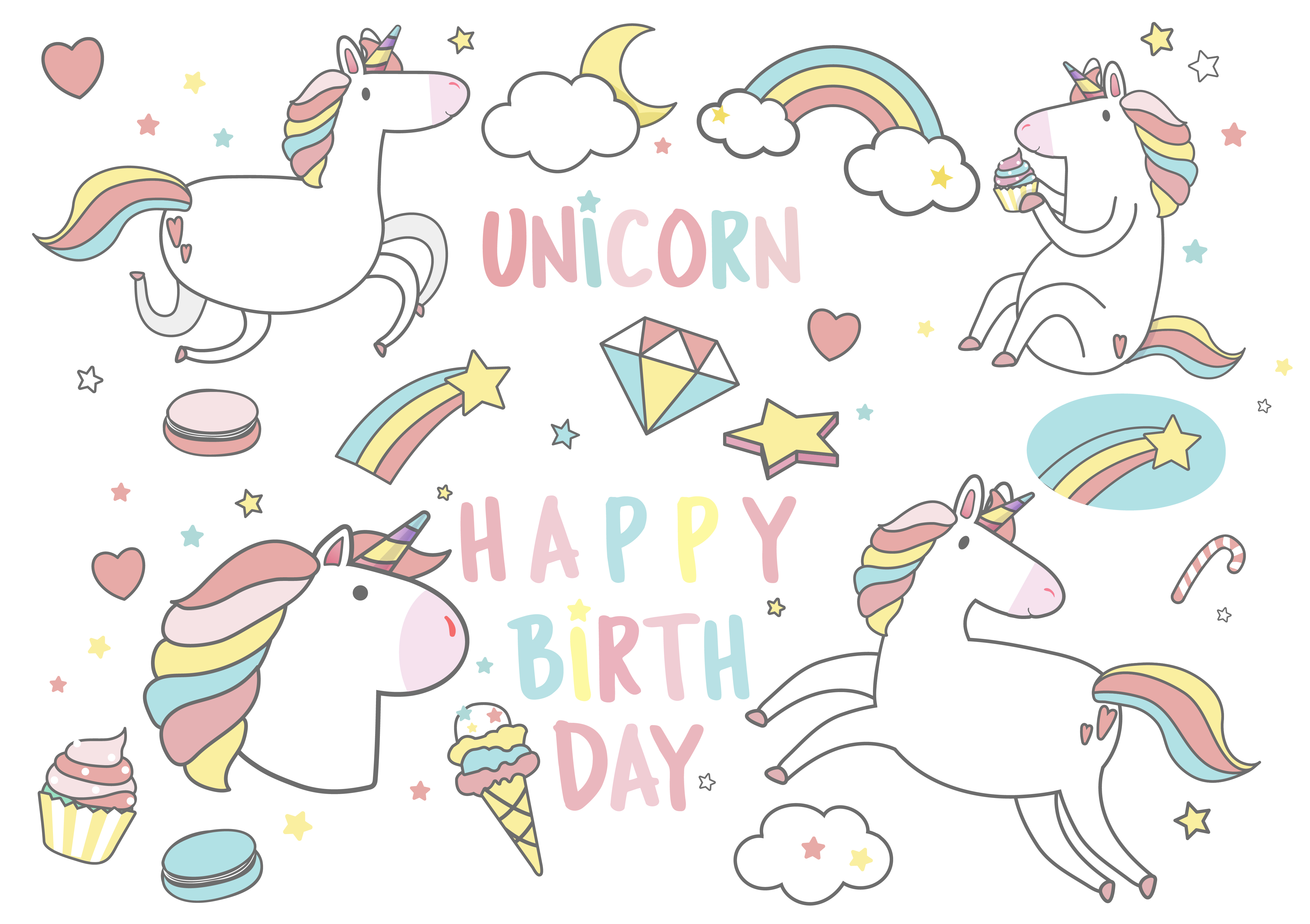 Unicorn Happy Birthday Wallpapers