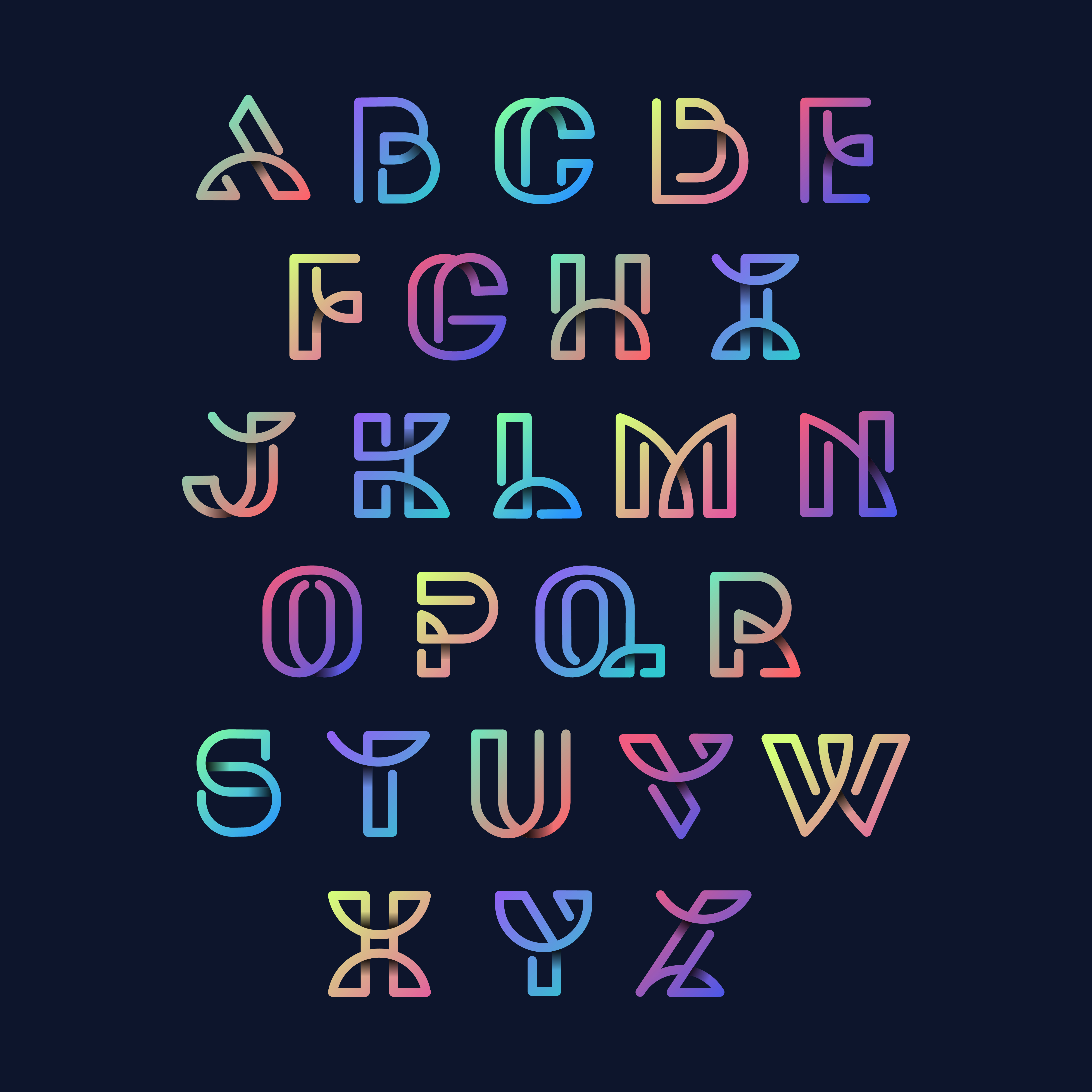 Alphabet Design Free Vector Free Vector Freepik Freev