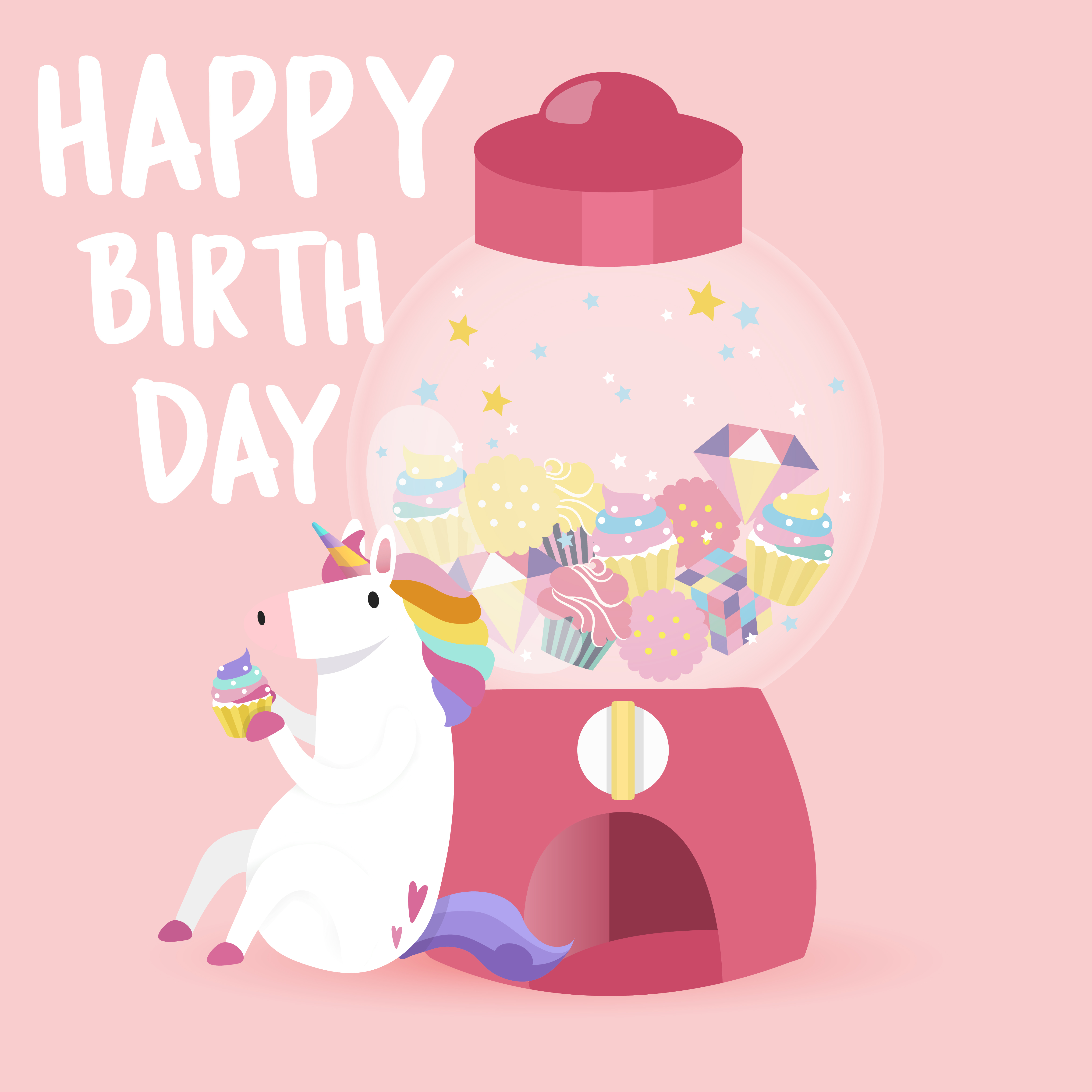 Happy Birthday Card Cute Ideal – Choose from Thousands of Templates