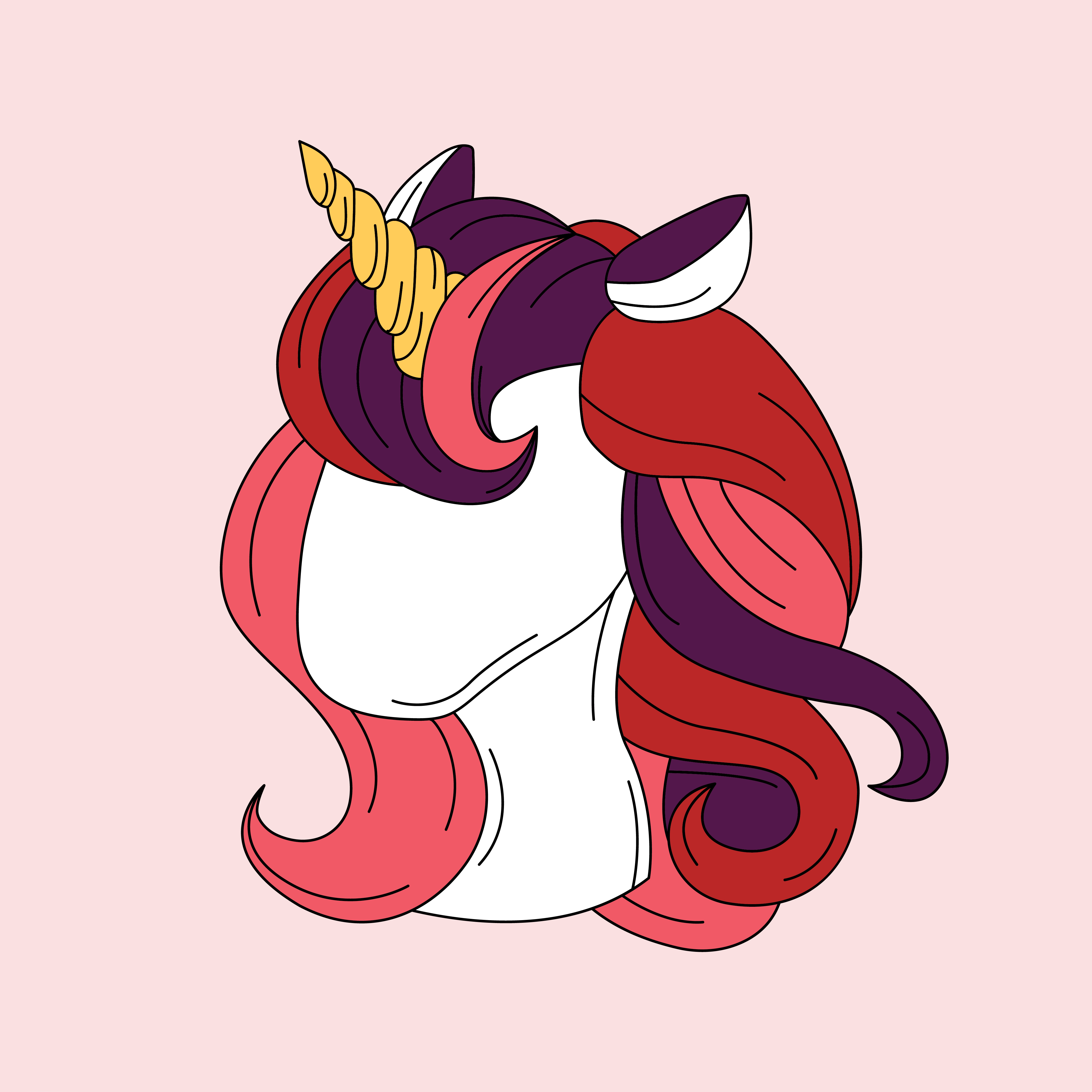 Download Cute and magical unicorn vector - Download Free Vectors ...