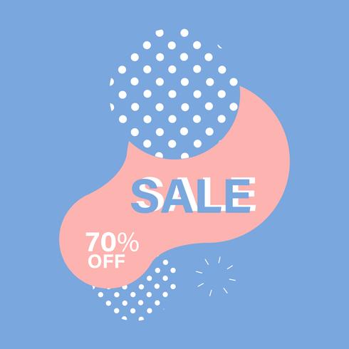 70 off SALE badge vector