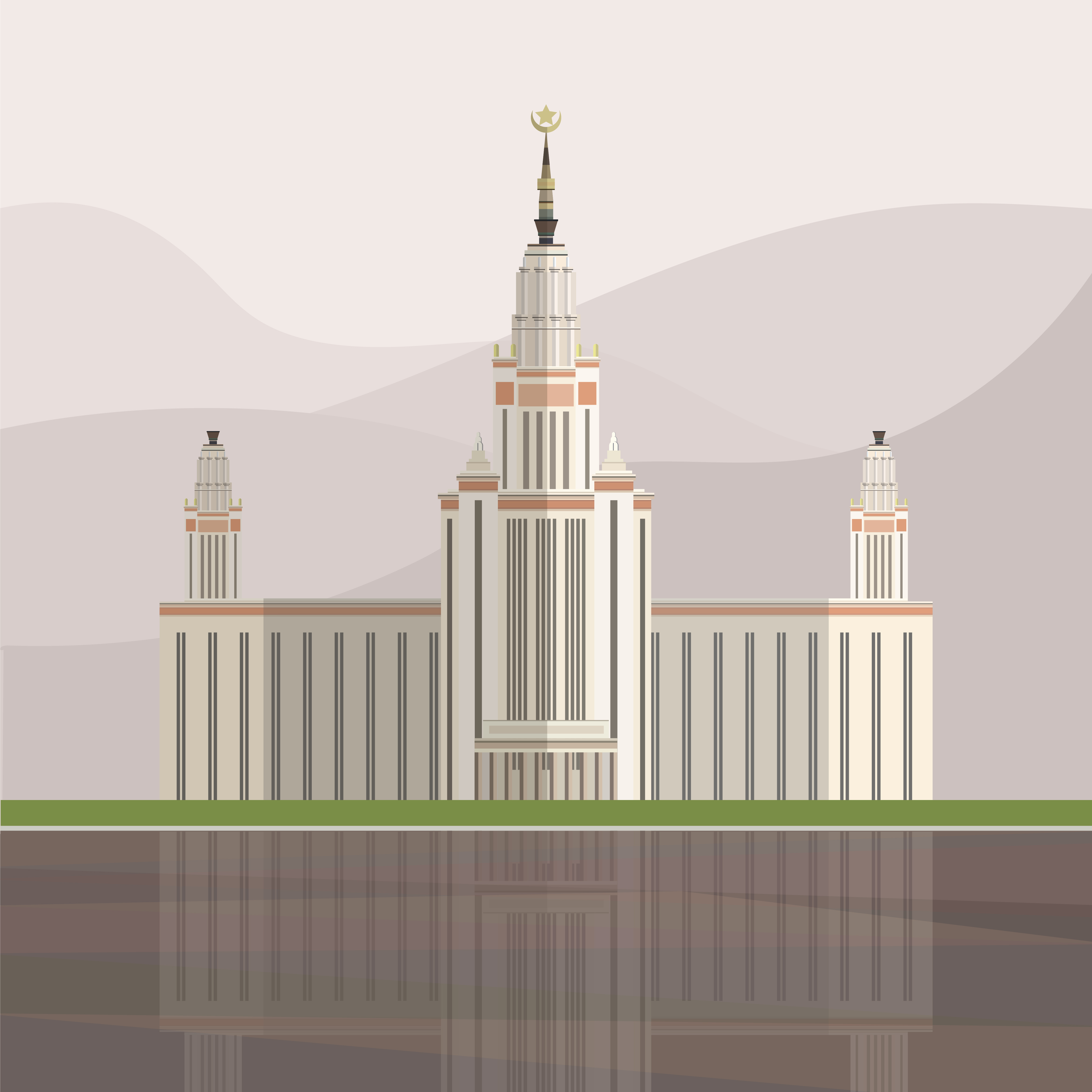 Illustration of Triumph Palace - Download Free Vectors, Clipart
