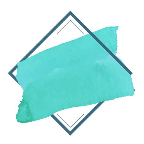 Green watercolor banner design vector - Download Free ...