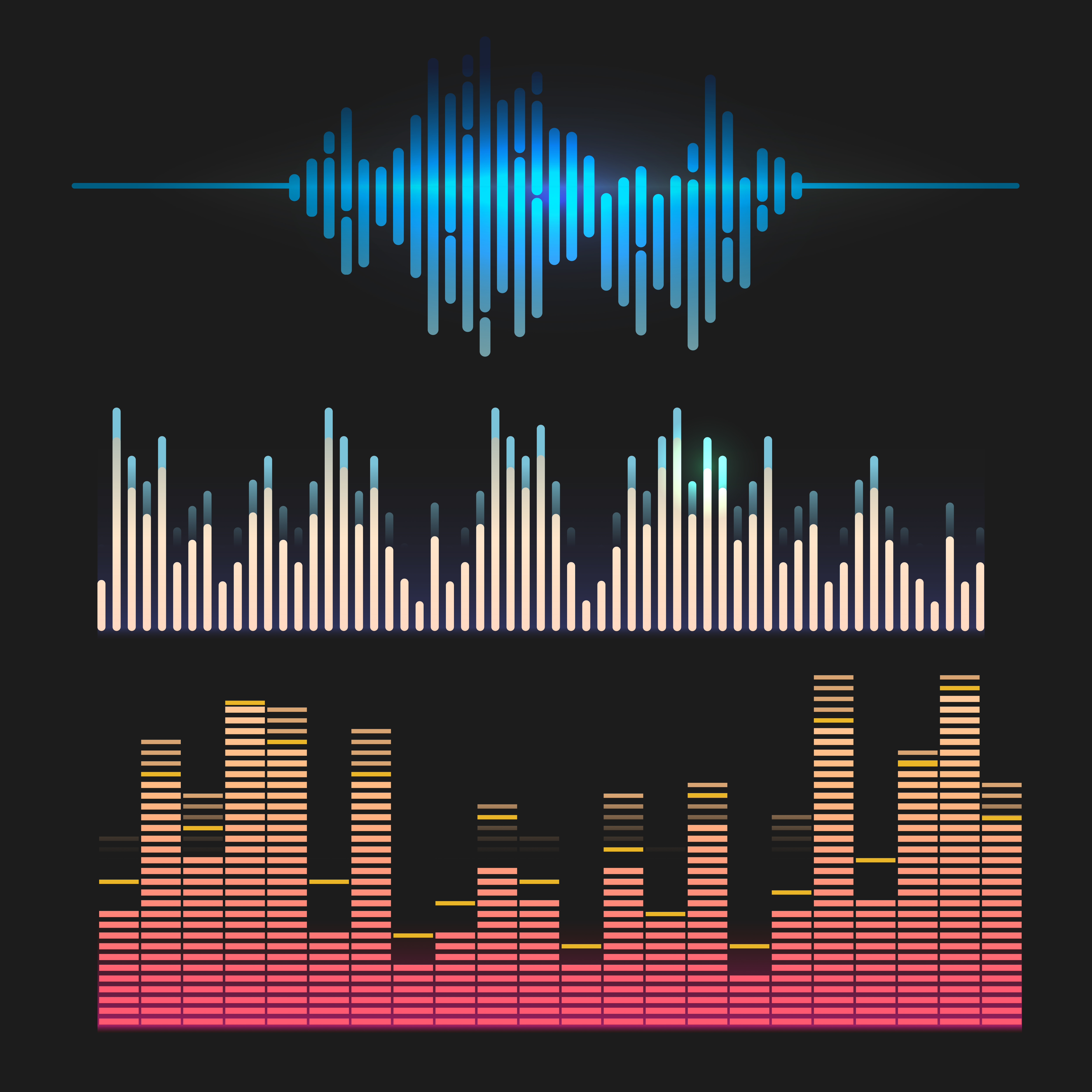 colorful wave music vector colorful wave music vector