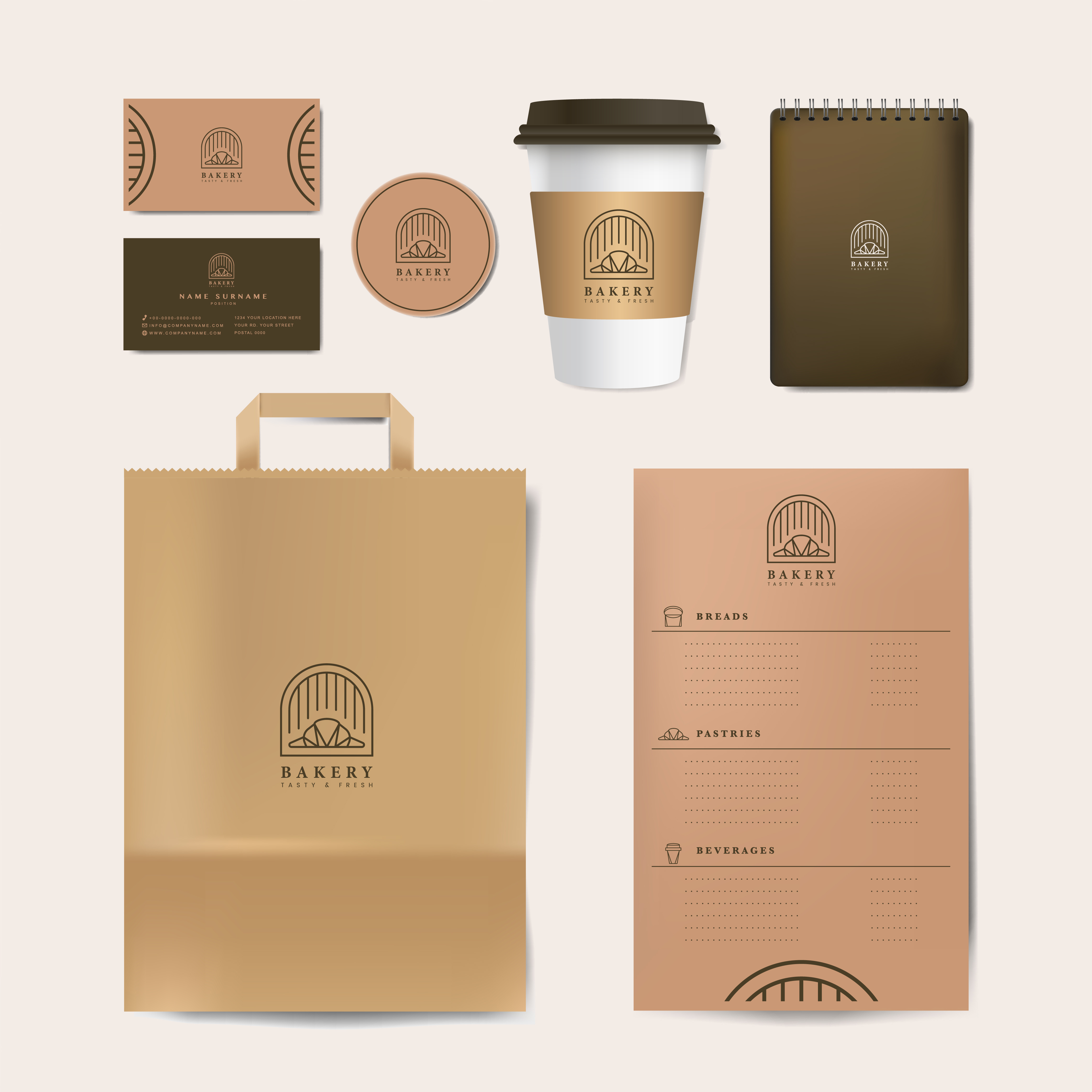 Download Paper branding mockup vector set - Download Free Vectors ...