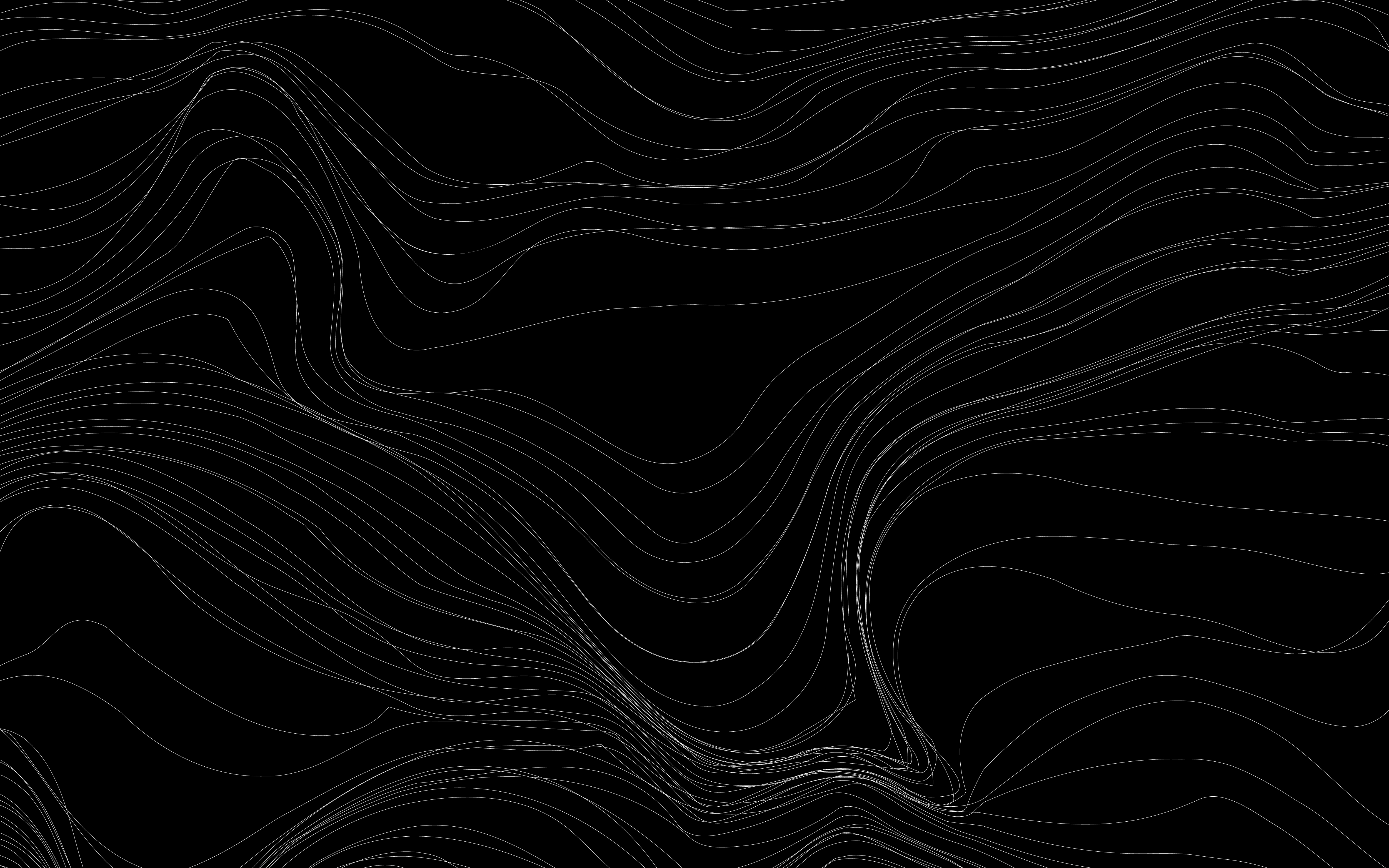 Black Wave Background