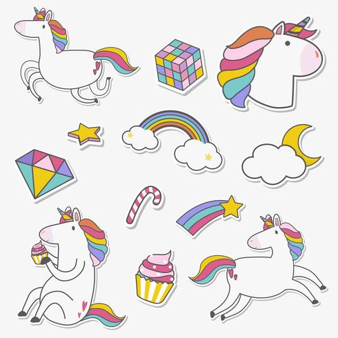 Unicorn Rainbow Blank Tree-Free