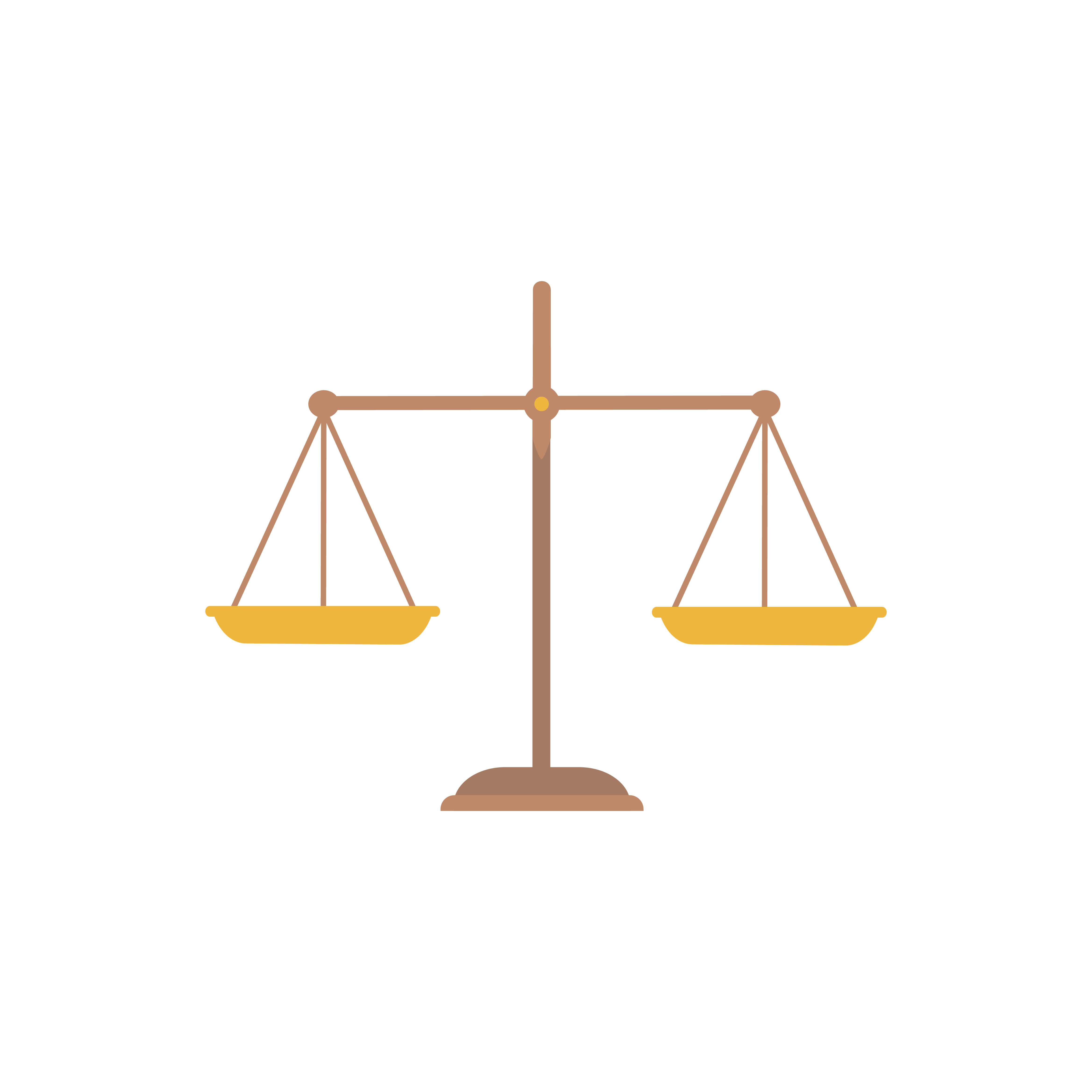 Golden weight scale isolated graphic illustration Download Free