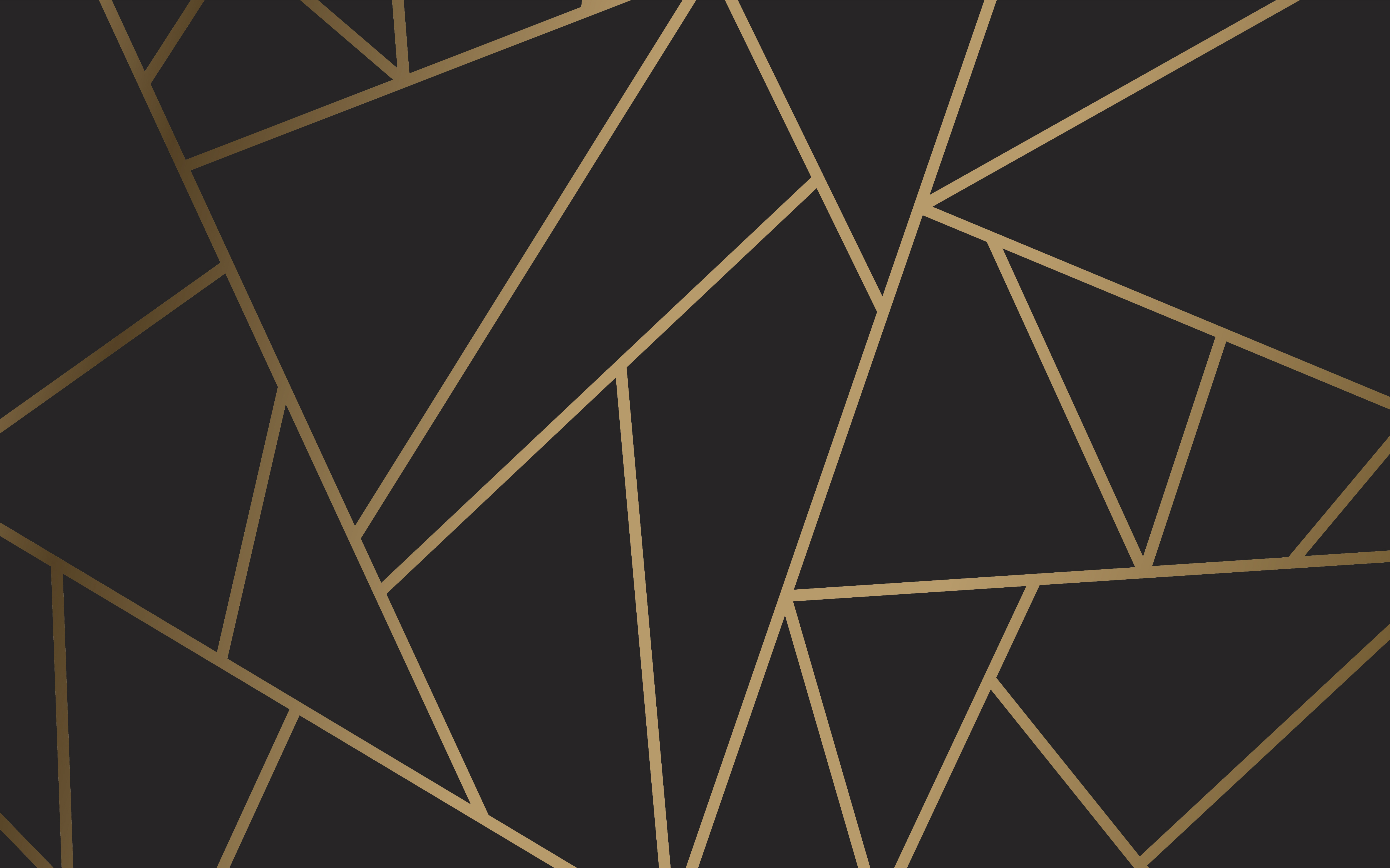 Modern mosaic wallpaper in black and gold - Download Free Vectors