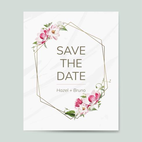 Download Save The Date Wedding Invitation Mockup Vector Download Free Vectors Clipart Graphics Vector Art PSD Mockup Templates