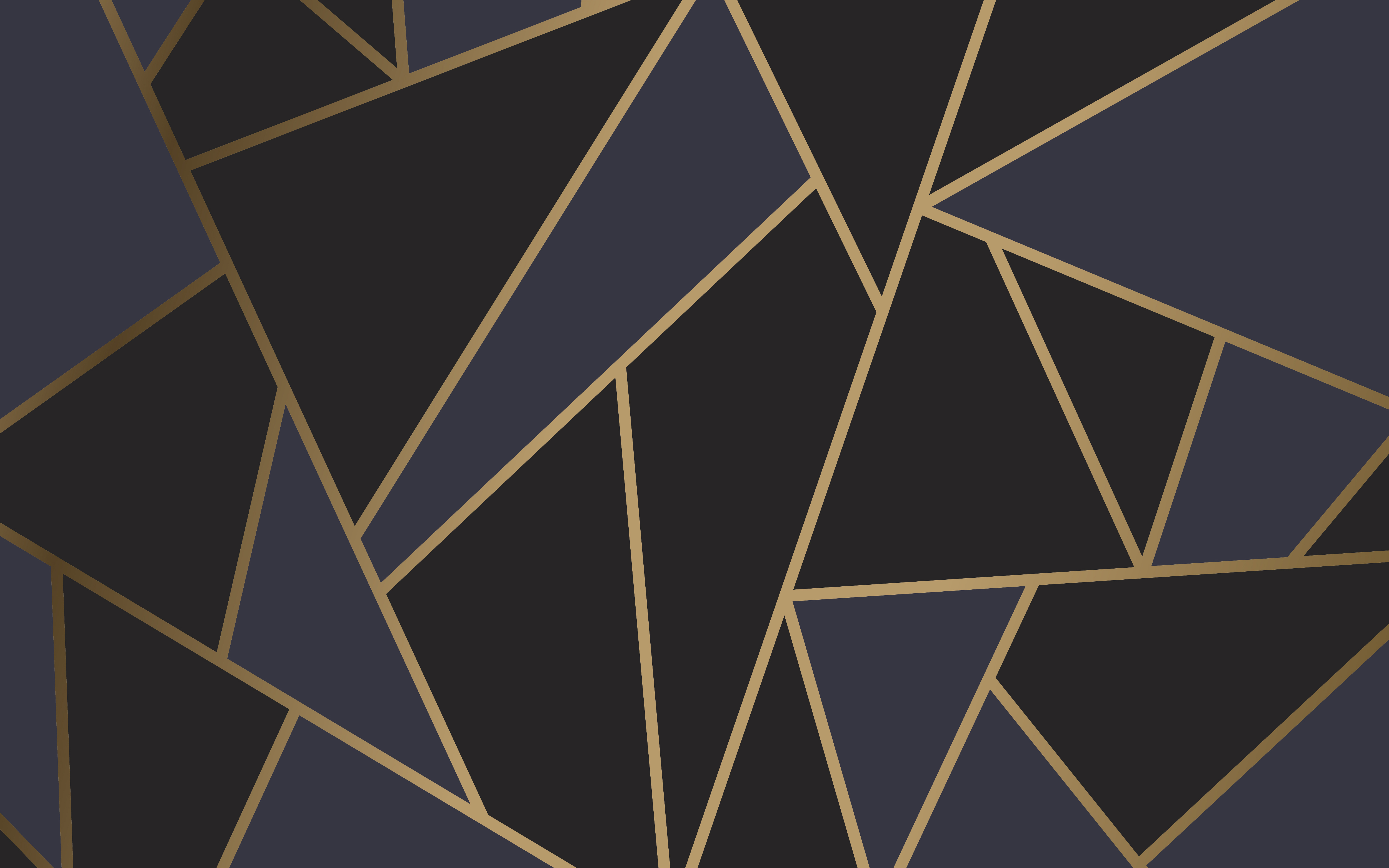 Black And Gold Geometric Wallpaper – Zerkalovulcan