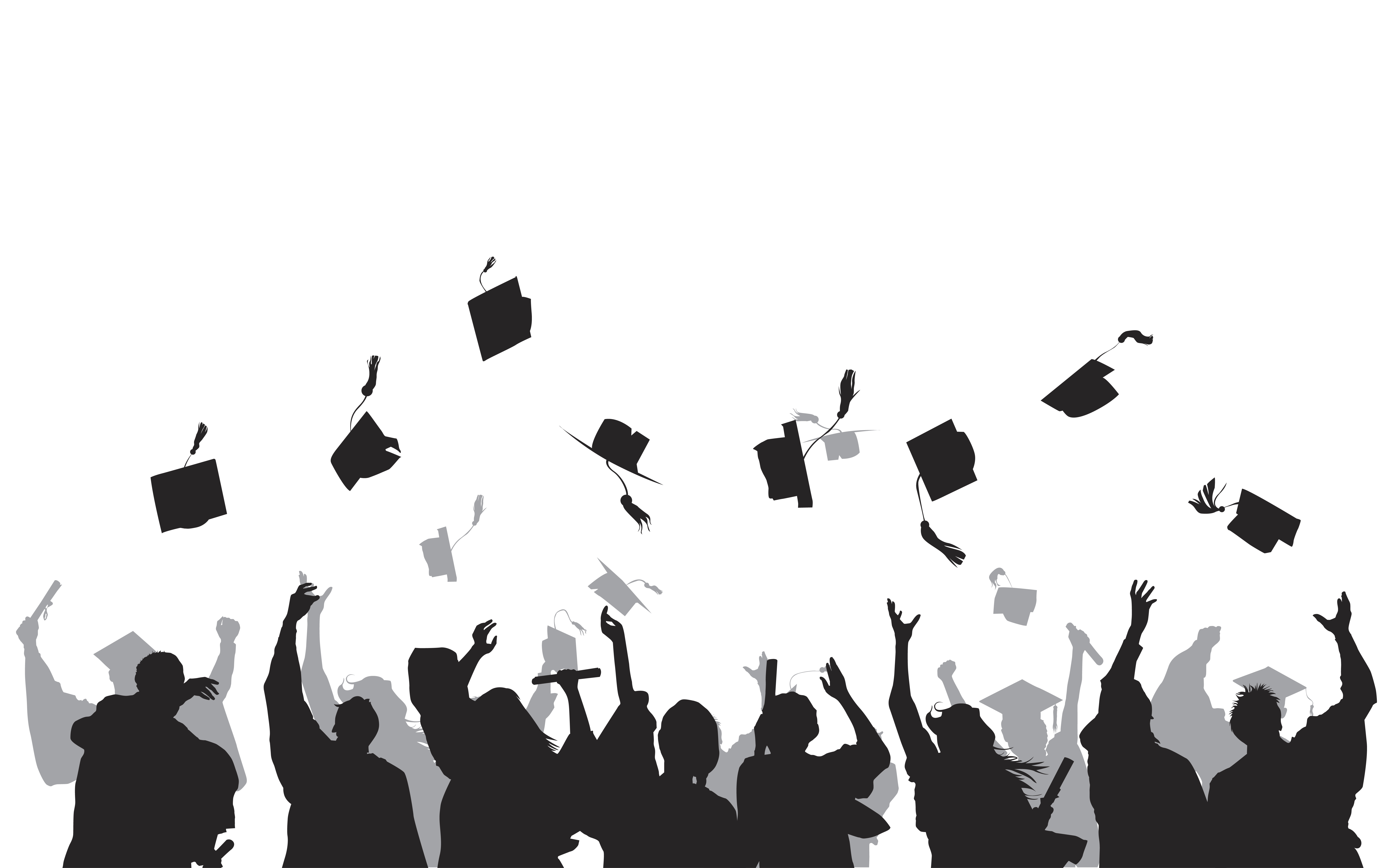 Illustration of university graduates - Download Free Vectors, Clipart Graphics & Vector Art