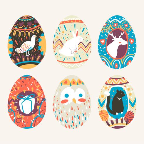 Easter egg designs collection