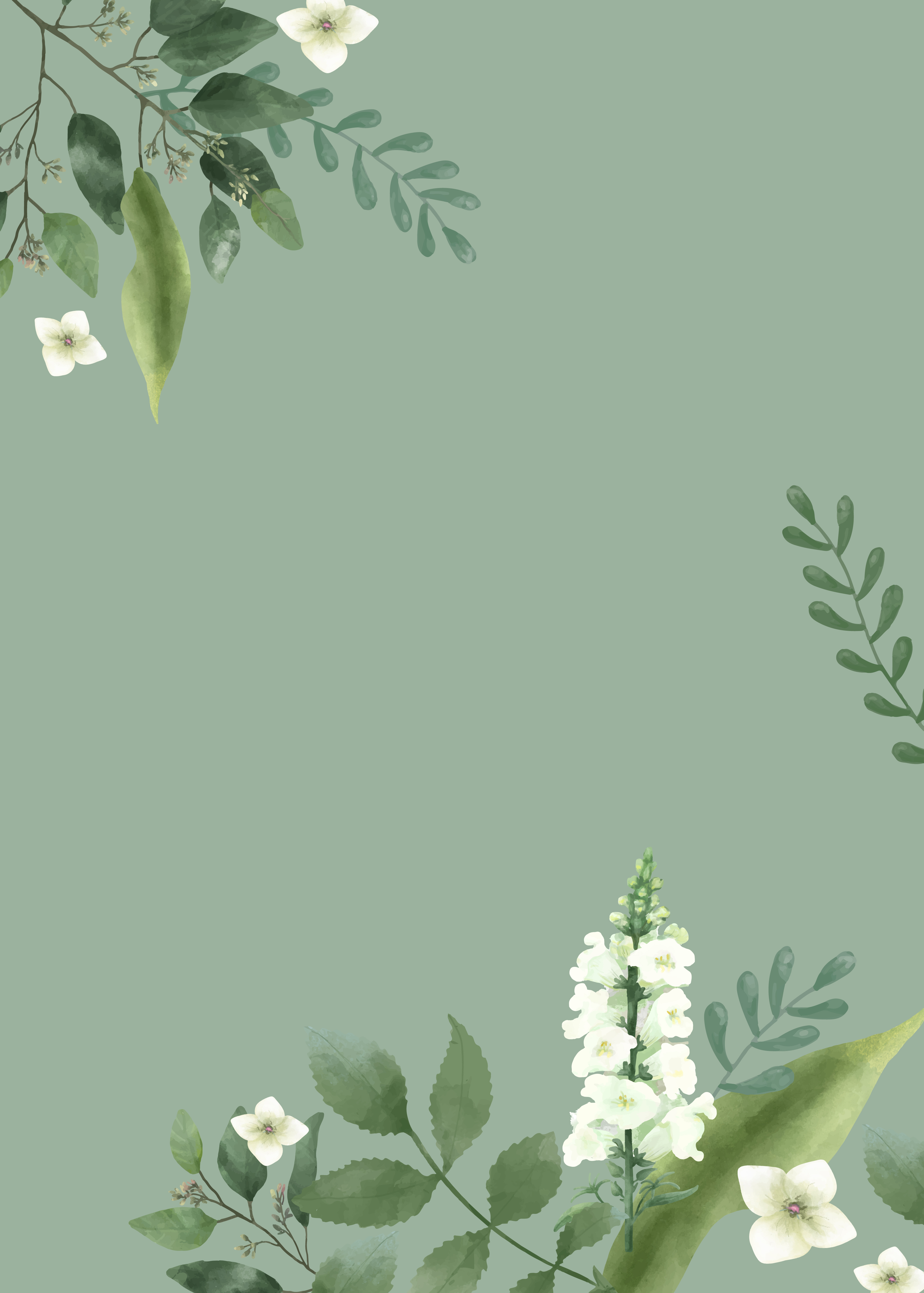 Invitation card with a green theme Download Free Vectors, Clipart Invitation card with a green theme Download Free Vectors, Clipart