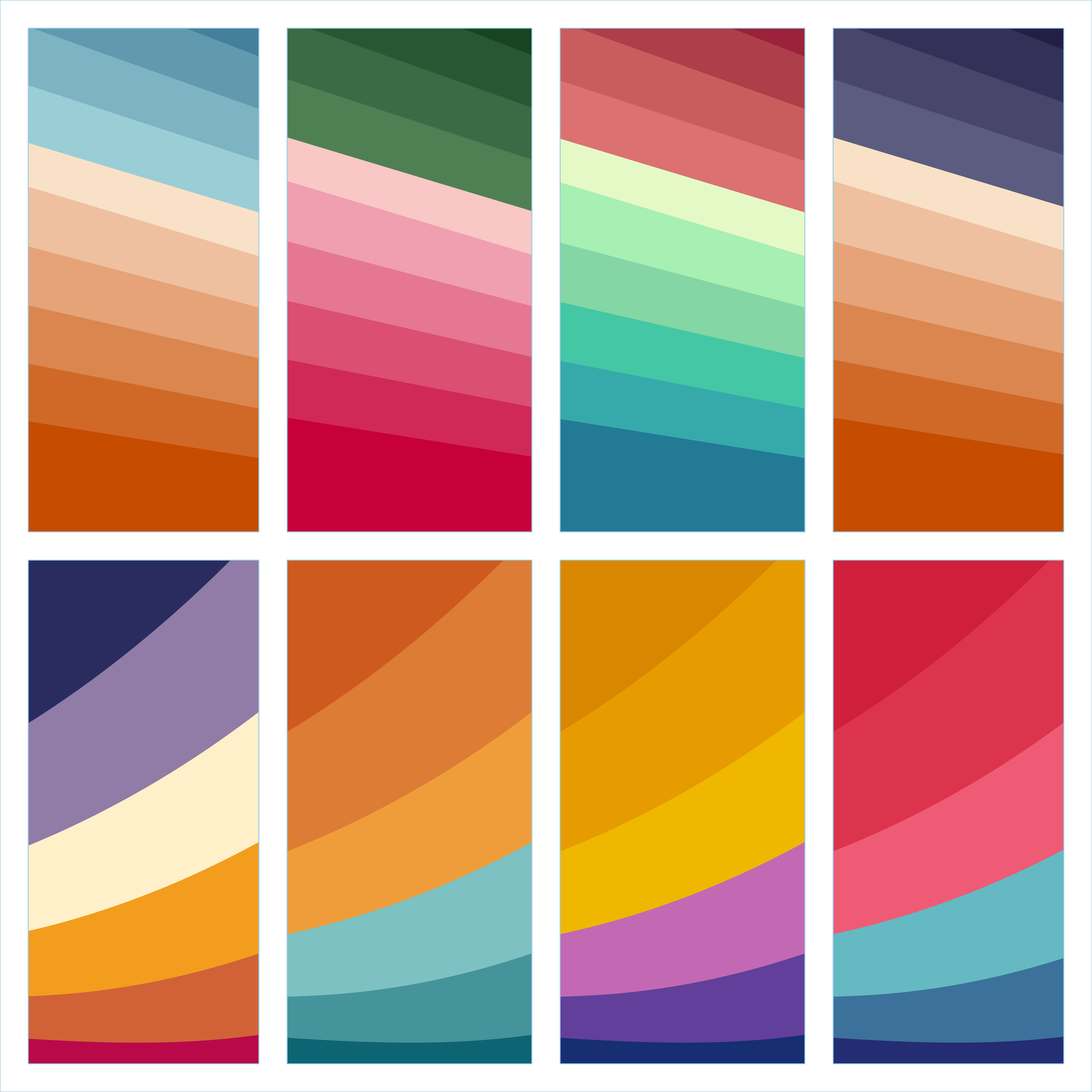 Set of colorful abstract print backgrounds Download Free Vectors