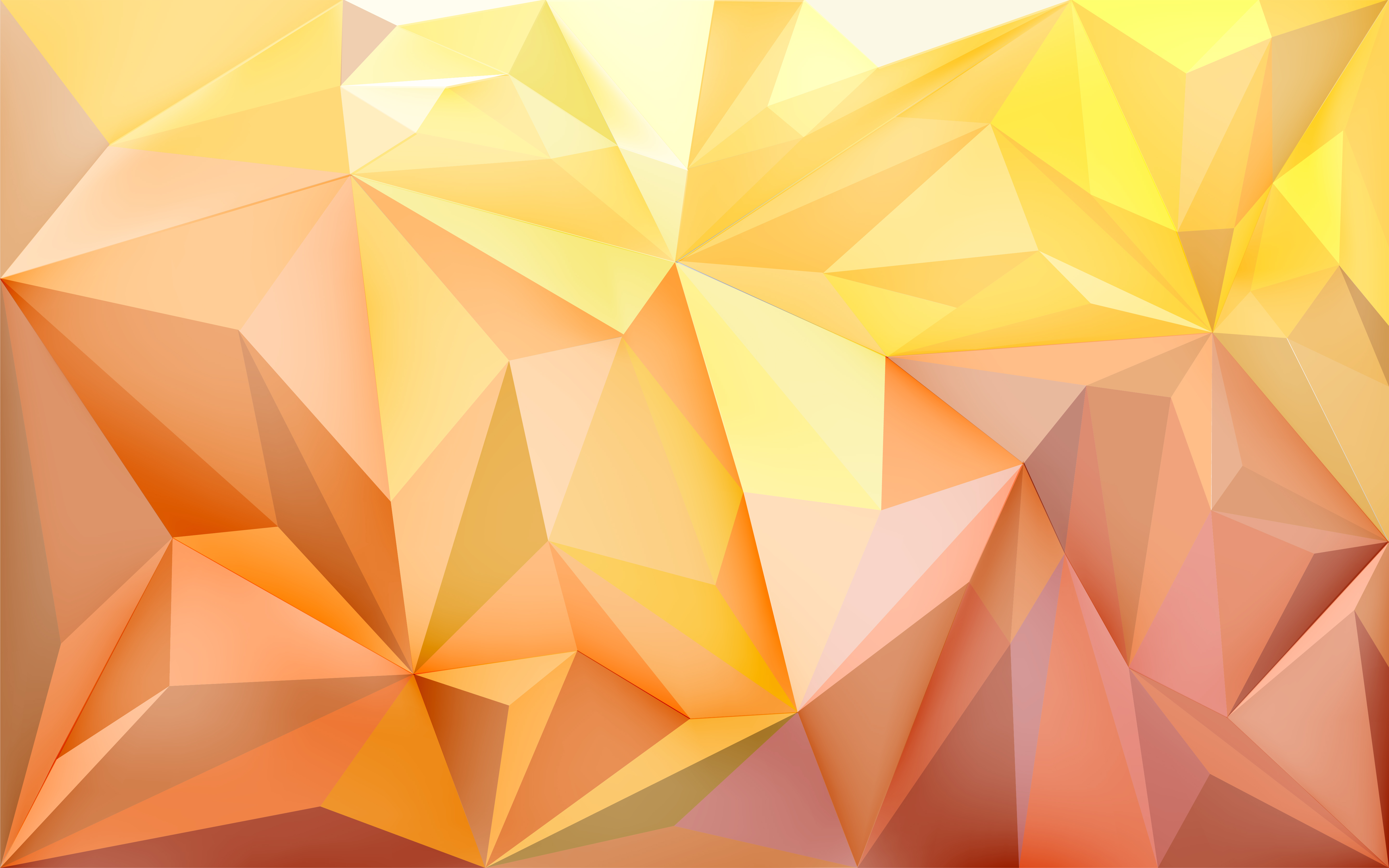 Fond d'écran avec des polygones en dégradé de couleurs - Telecharger