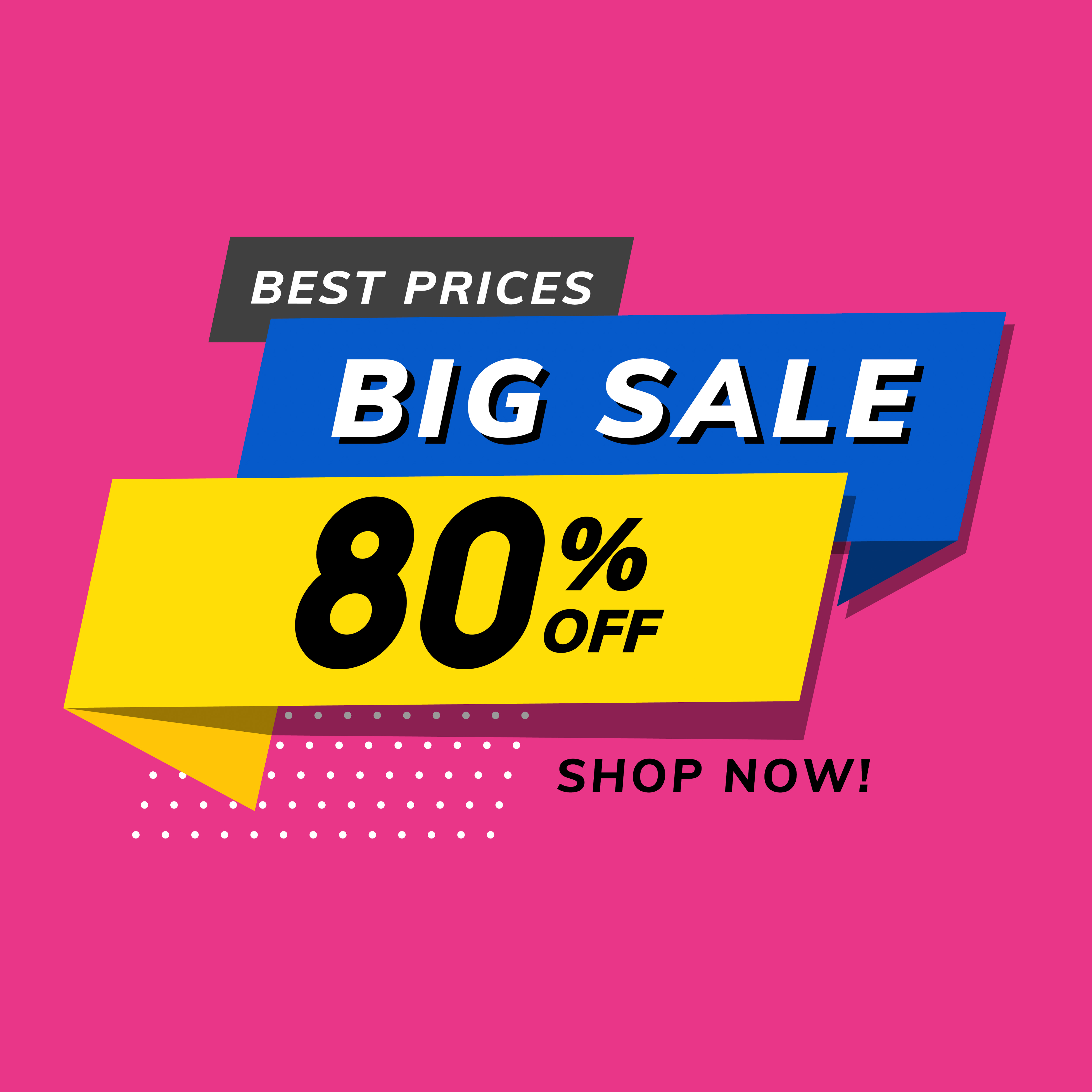 Big sale 80% off promotion advertisement vector - Download Free Vectors, Clipart Graphics ...