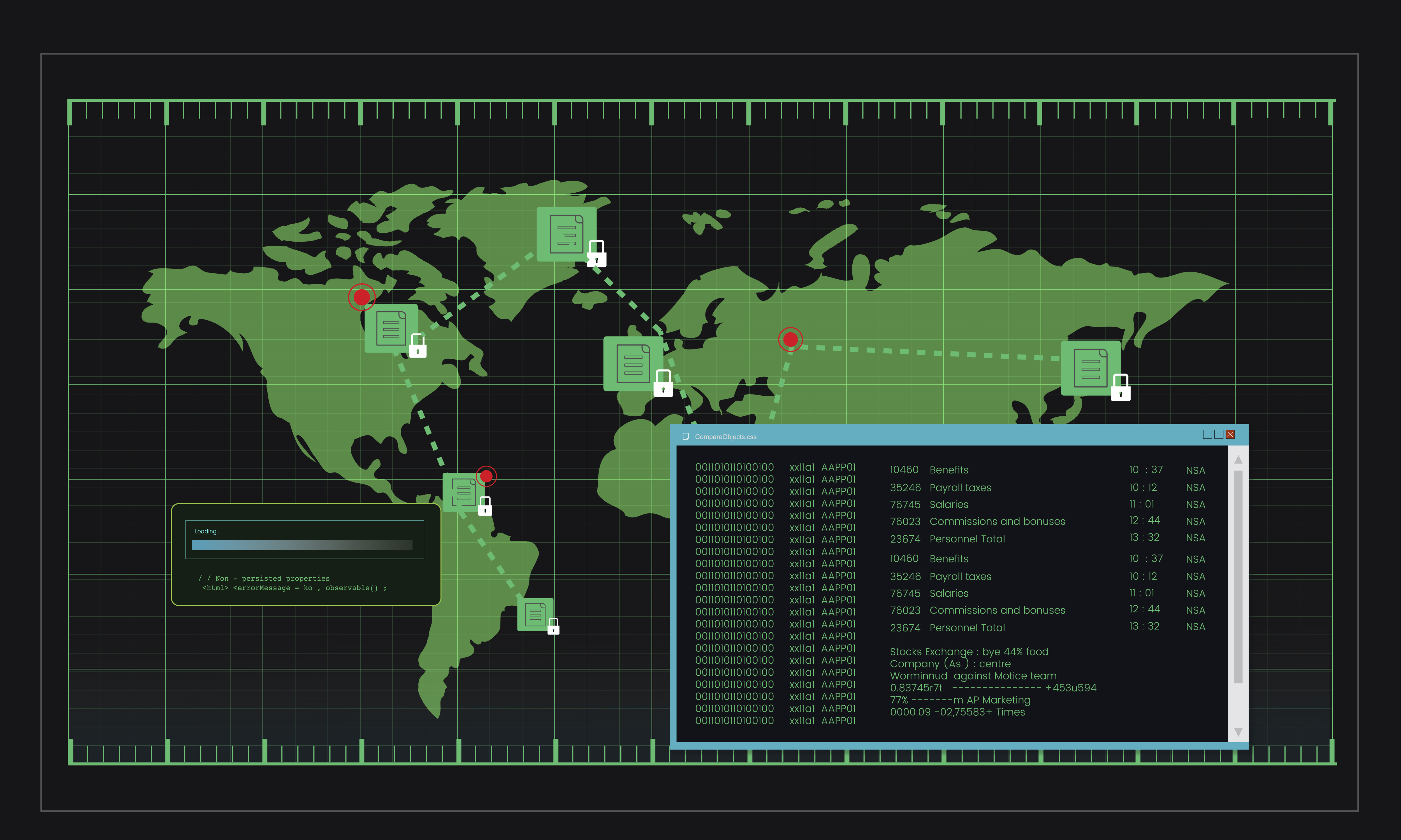 Illustration of computer hacking code - Download Free ...