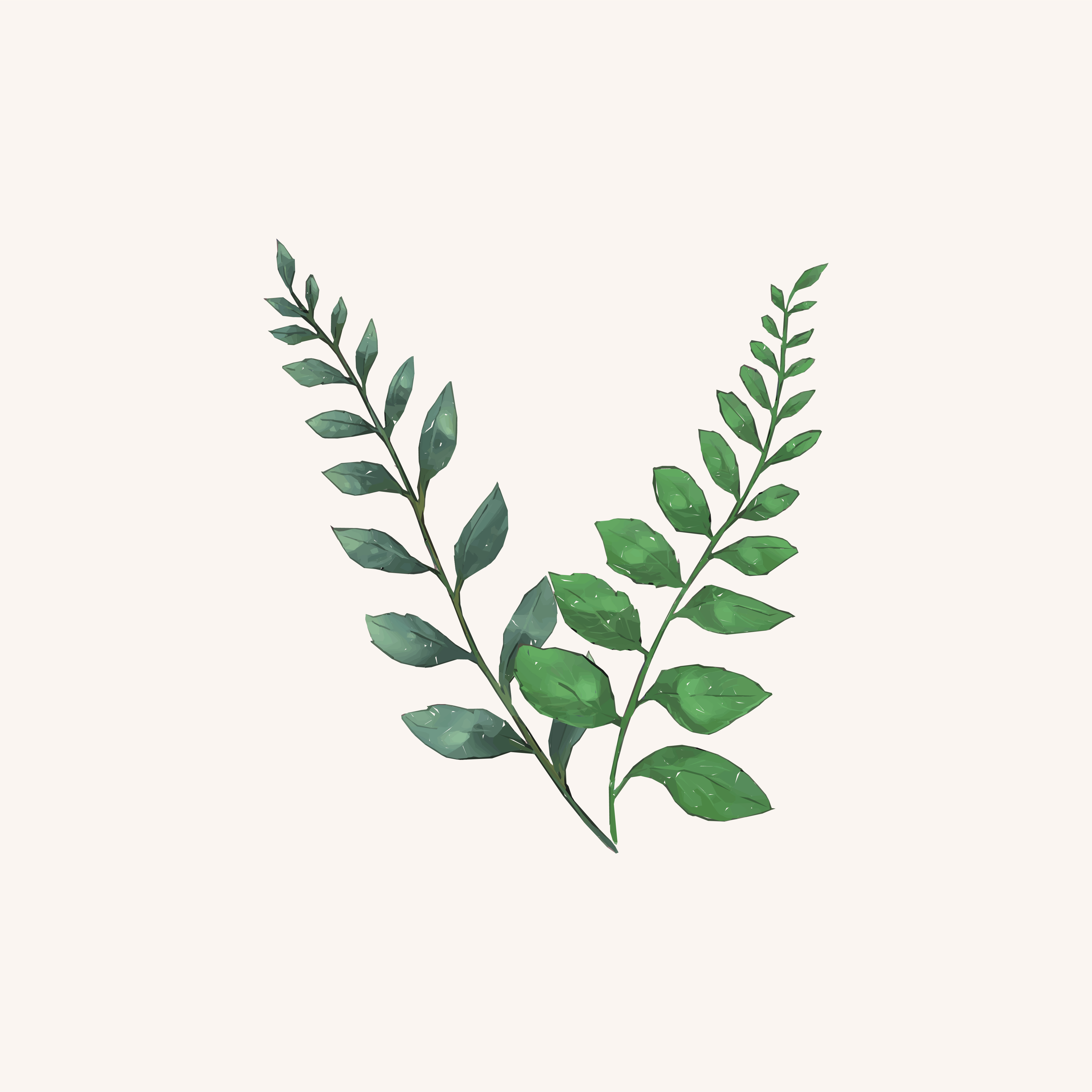 Illustration of green leaf watercolor style - Download Free Vectors