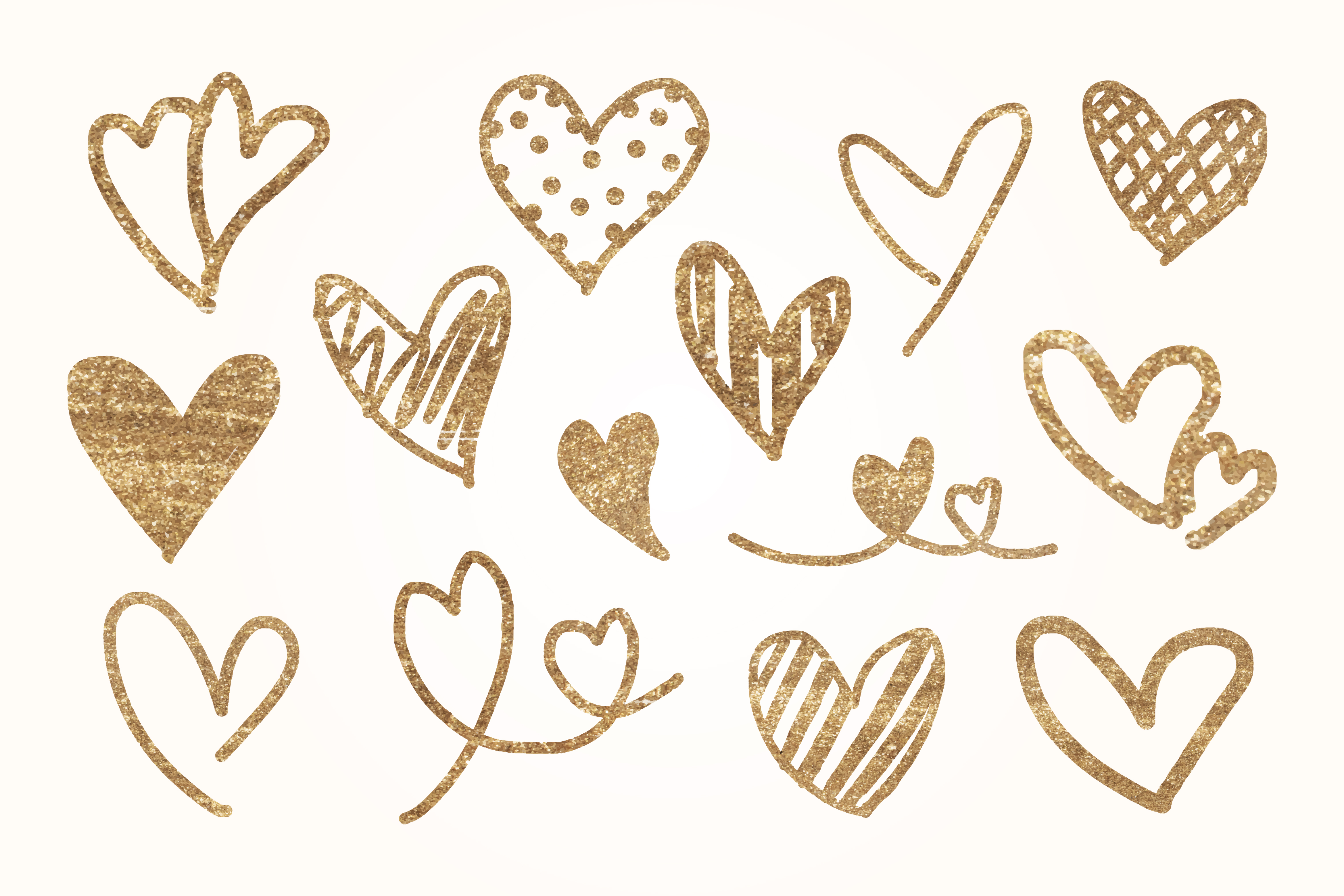 Download Heart icons watercolor illustration set - Download Free Vectors, Clipart Graphics & Vector Art