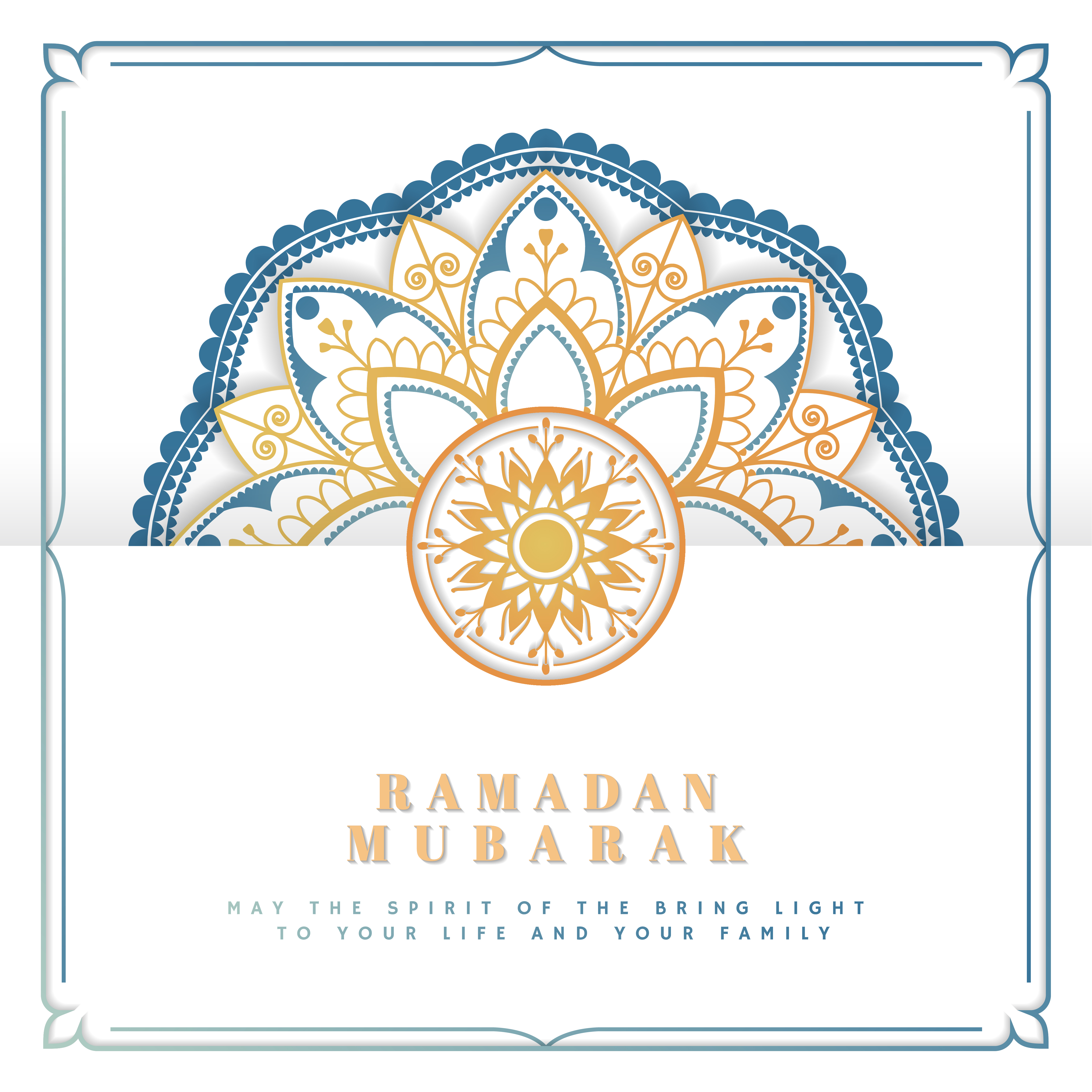 White Eid  Mubarak  card Download Free Vectors  Clipart 